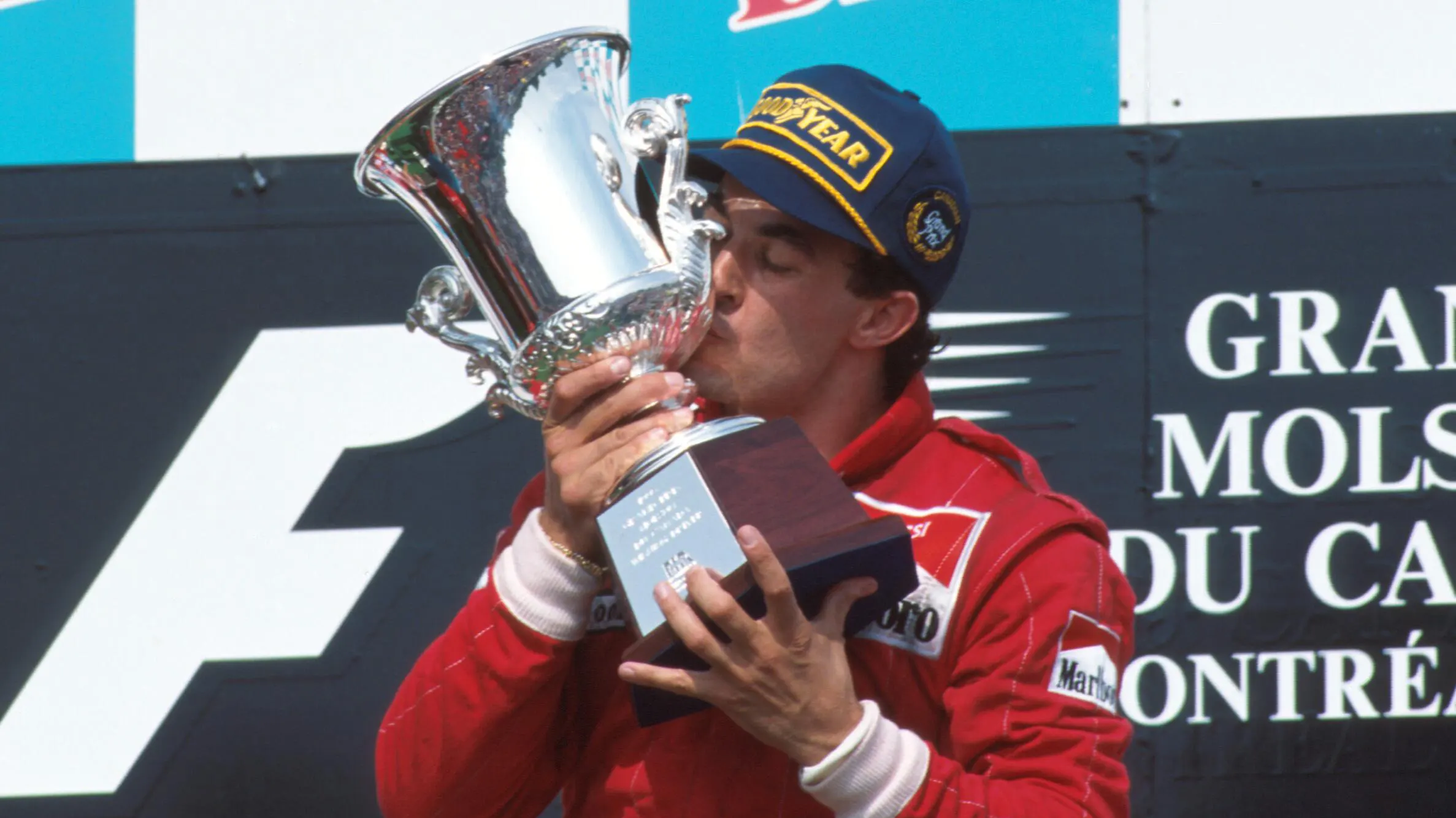 Jean Alesi (FRA) Ferrari 412T2, takes his first GP win.
Canadian Grand Prix, Montreal, 11th June 1995 © Sutton Motorsport Images