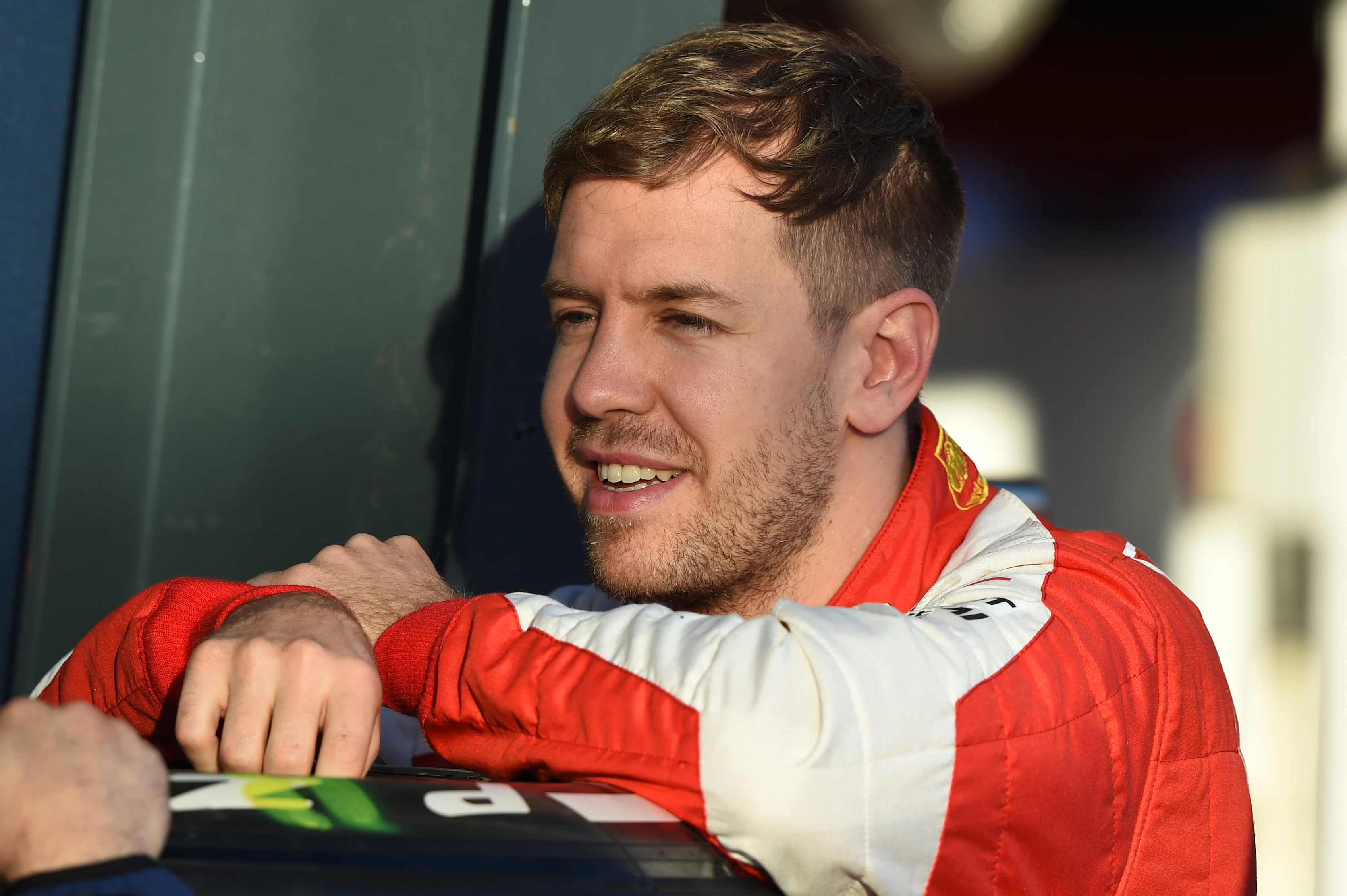 Sebastian Vettel (GER) Ferrari at Formula One World Championship, Rd1, Australian Grand Prix, Preparations, Albert Park, Melbourne, Australia, Thursday 12 March 2015. © Sutton Motorsport Images