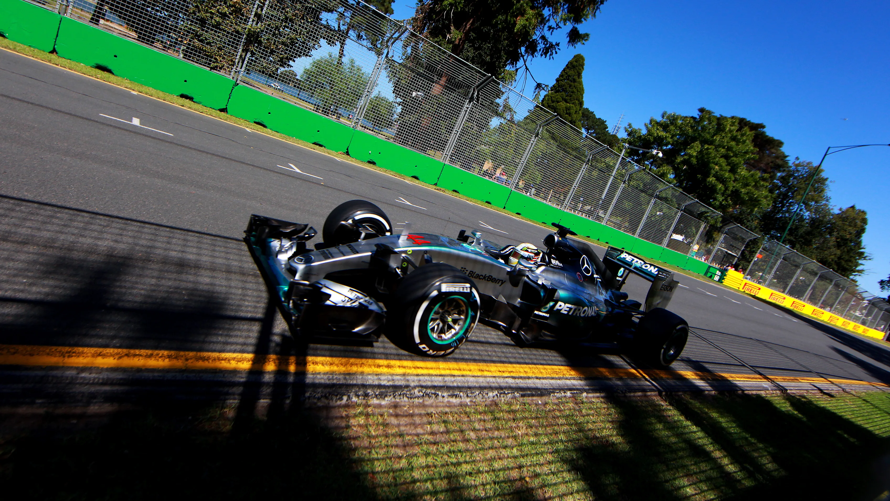 Lewis Hamilton (GBR) Mercedes AMG F1 W06 at Formula One World Championship, Rd1, Australian Grand Prix, Practice, Albert Park, Melbourne, Australia, Friday 13 March 2015. © Sutton Motorsport Images