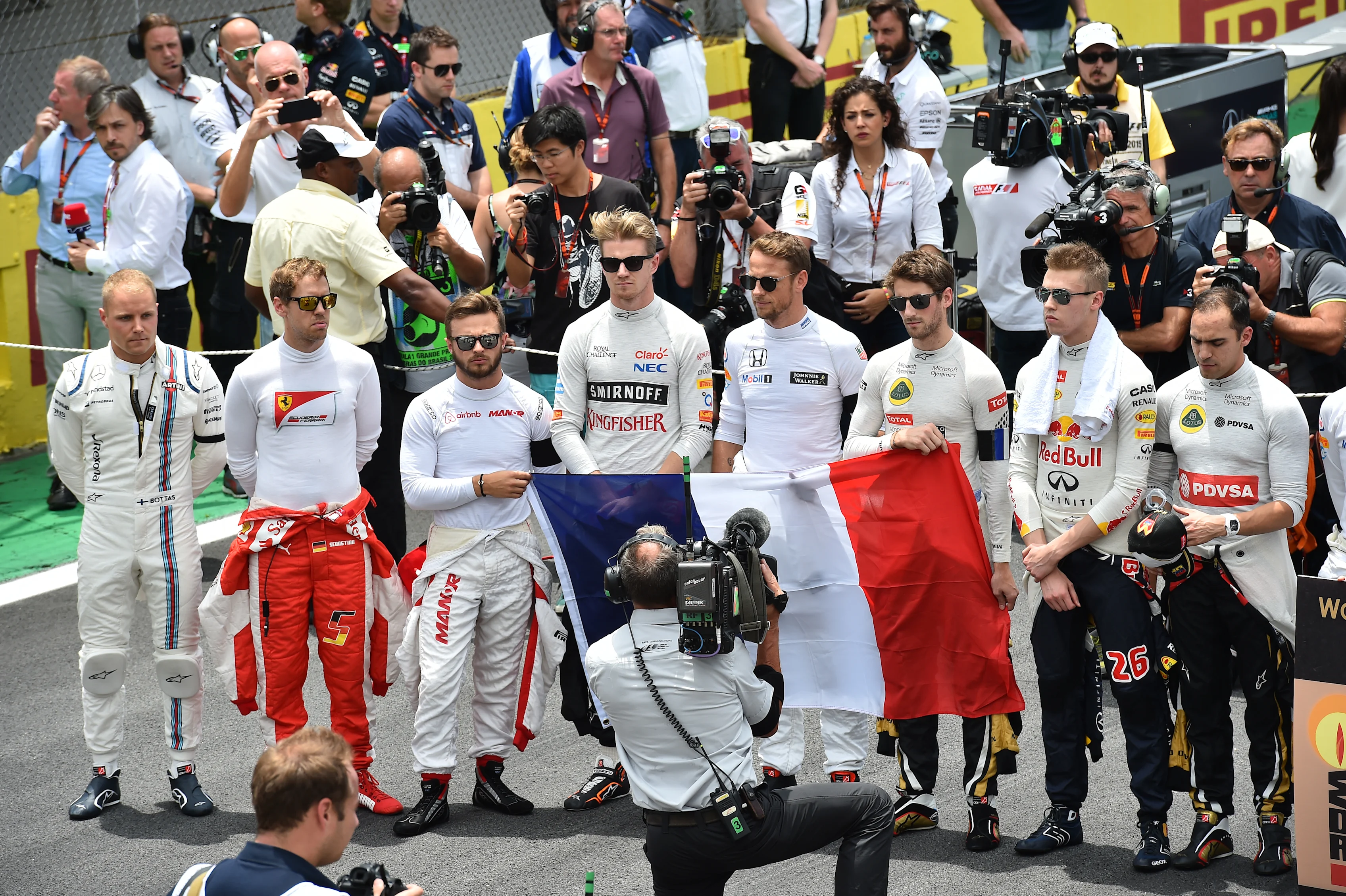 at Formula One World Championship, Rd18, Brazilian Grand Prix, Race, Interlagos, Sao Paulo, Brazil,