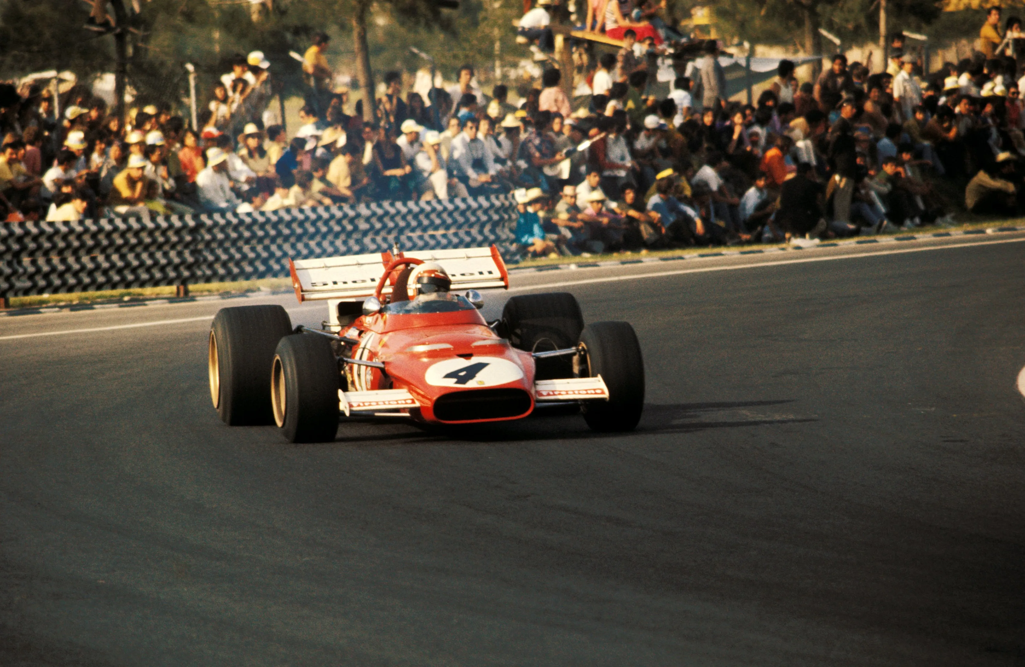 Clay Regazzoni (SUI) Ferrari 312B ended his sensational debut season with pole position and a