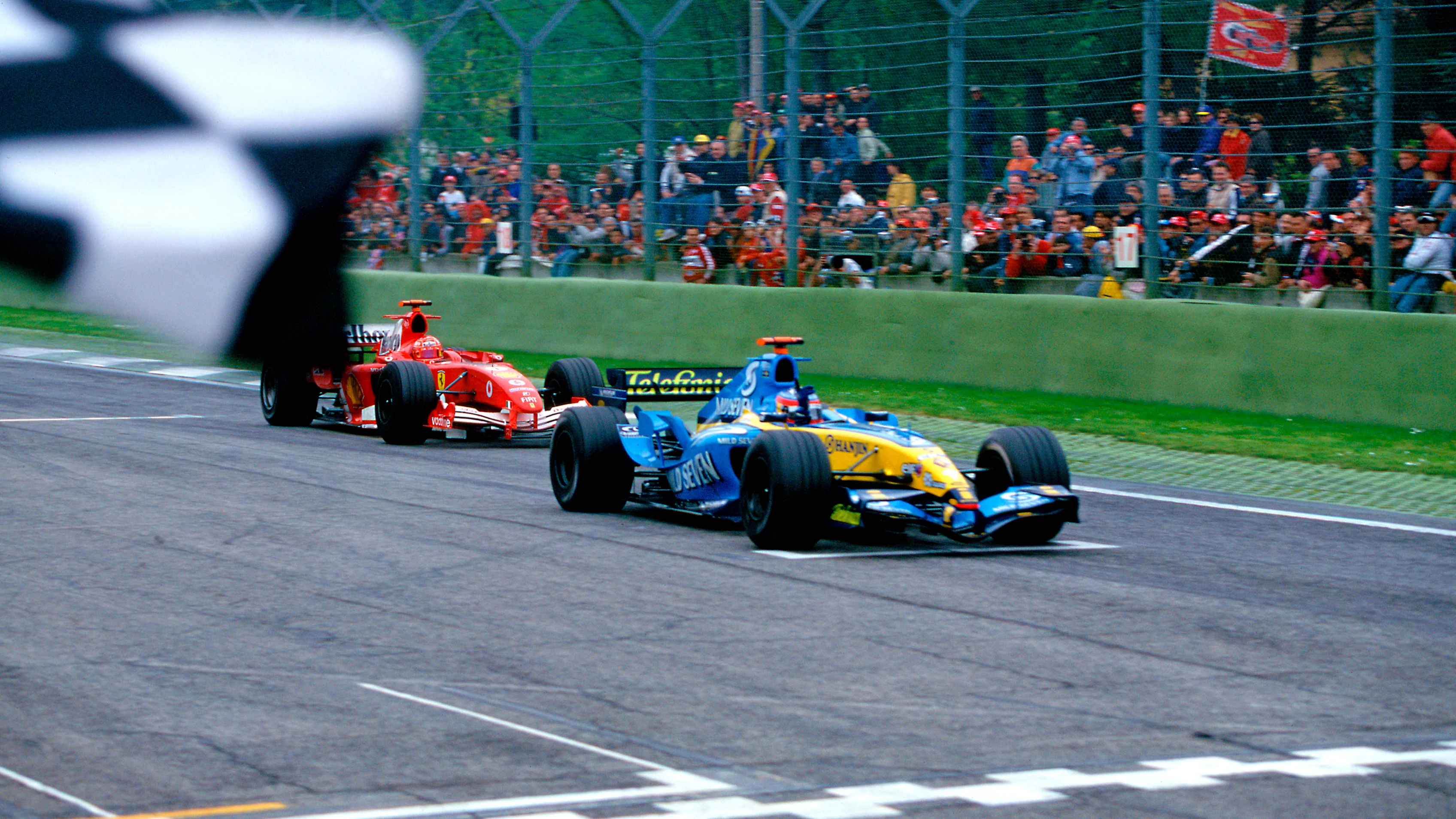 2005 San Marino Grand Prix
Imola, Italy. 22nd - 24th April 2005.
Race winner Fernando Alonso,
