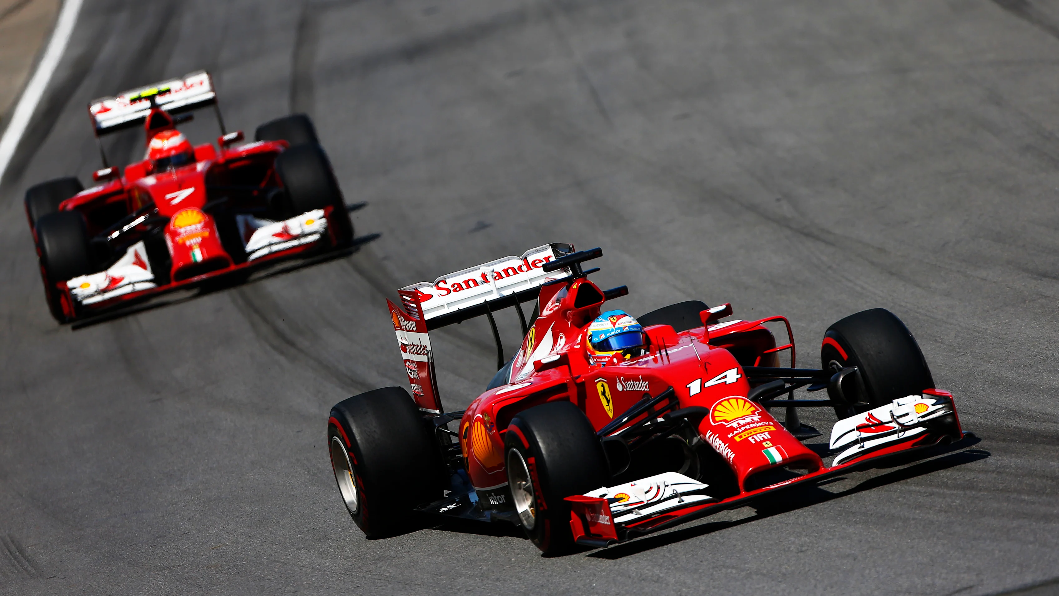 Circuit Gilles Villeneuve, Montreal, Canada.
Sunday 8 June 2014.
Fernando Alonso, Ferrari F14T,