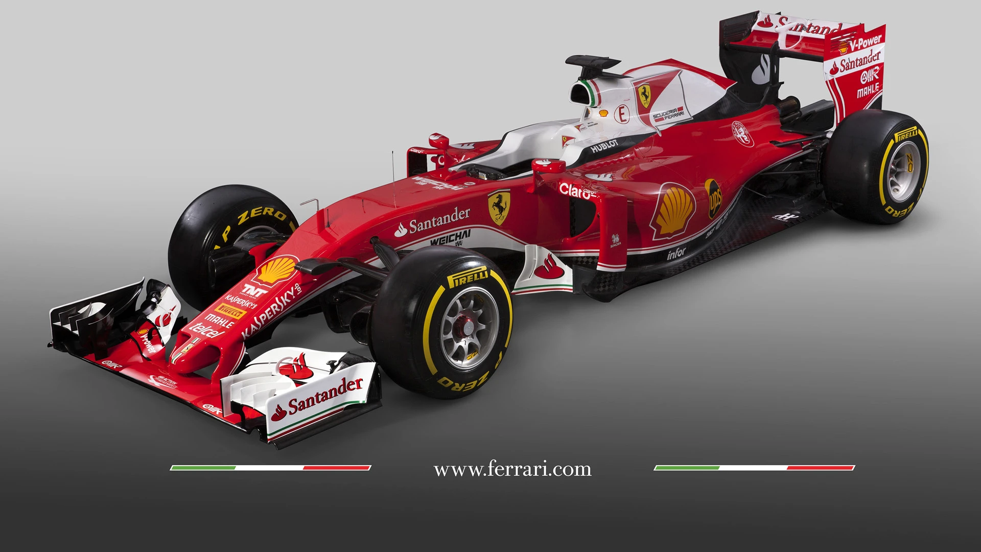 The Ferrari SF16-H © Ferrari