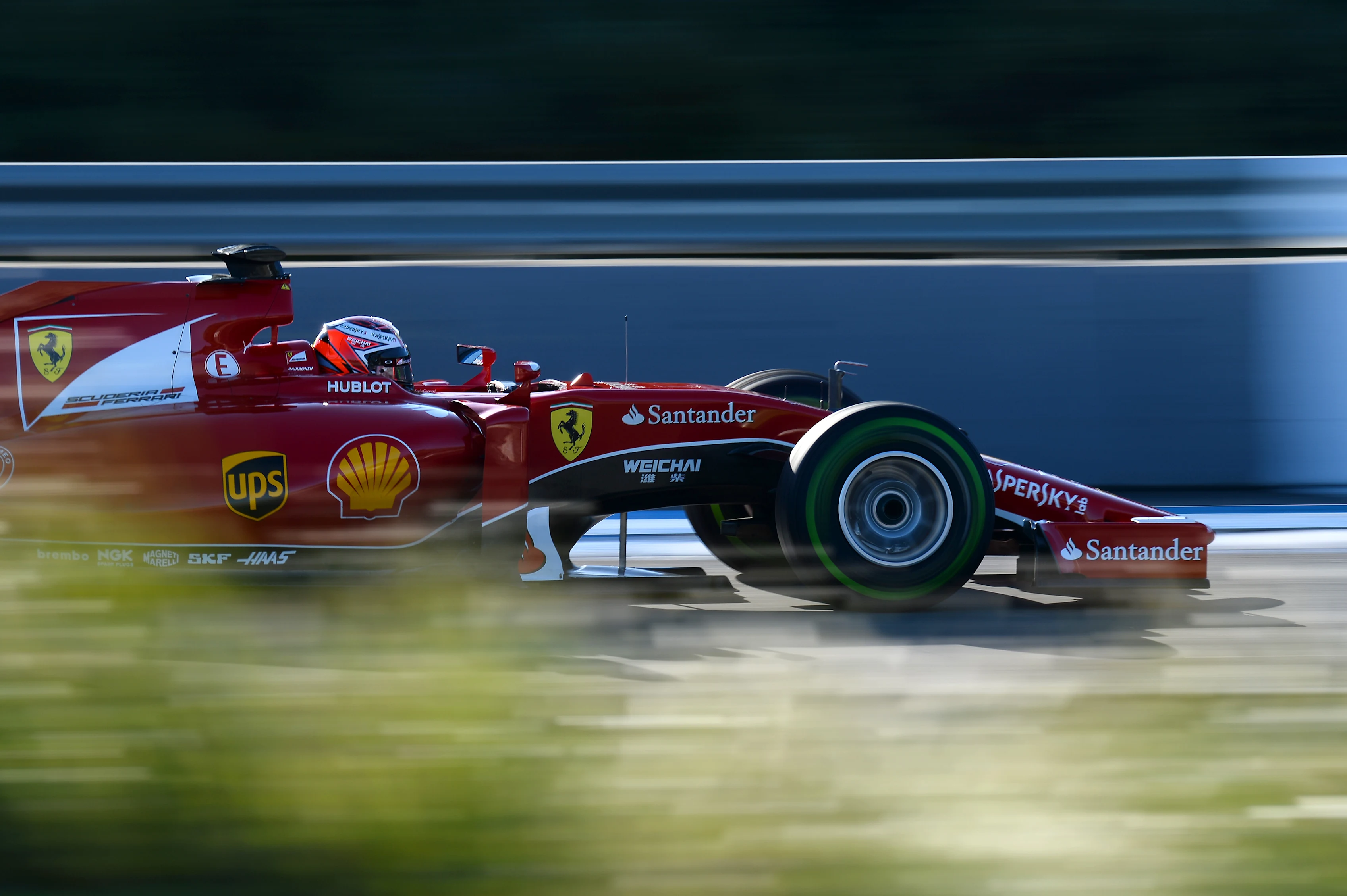 www.sutton-images.com  Kimi Raikkonen (FIN) Ferrari SF15-T at Formula One Testing, Day Four,