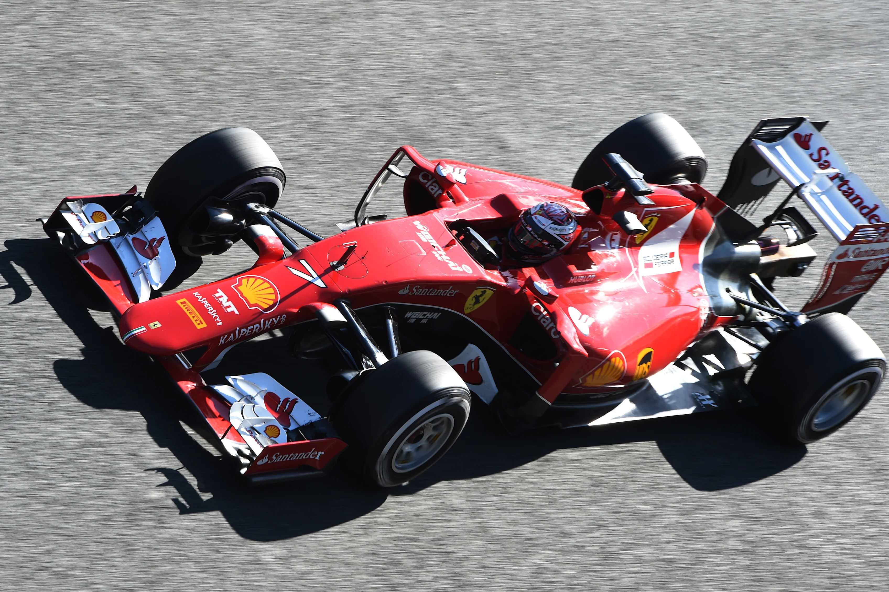 www.sutton-images.com  Kimi Raikkonen (FIN) Ferrari SF15-T at Formula One Testing, Day Four,