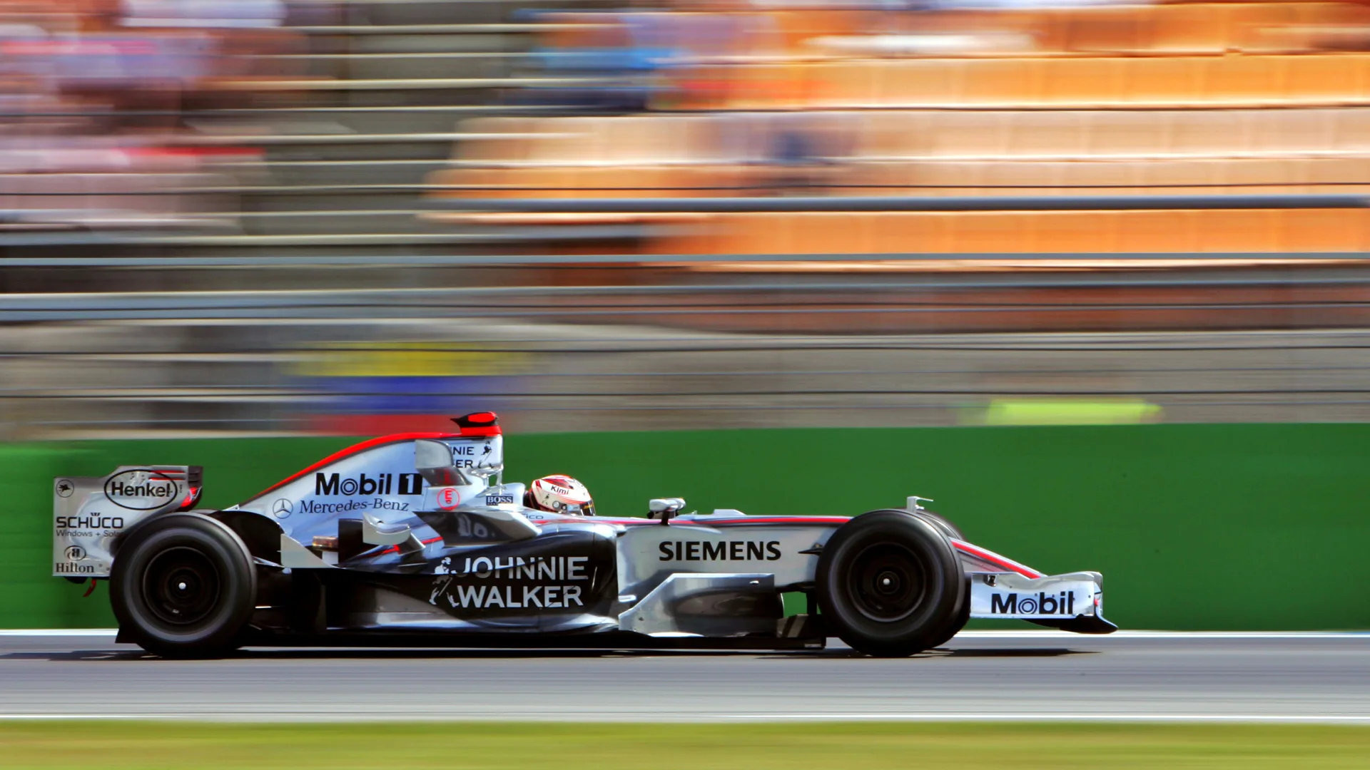 Kimi Raikkonen (FIN) McLaren Mercedes MP4/21. Formula One World Championship, Rd 12, German Grand