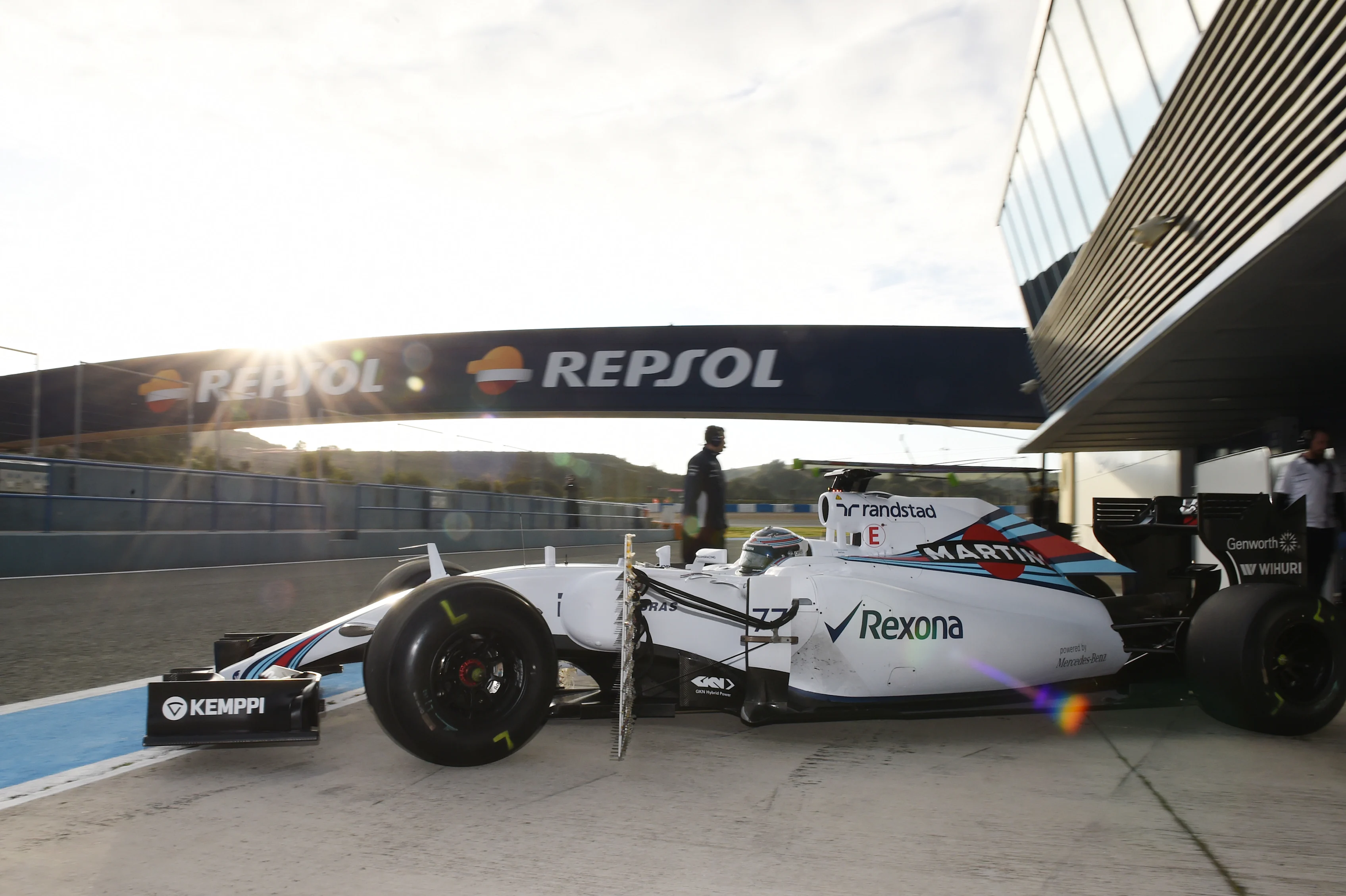 Valtteri Bottas (FIN) Williams FW37 at Formula One Testing, Day Two, Jerez, Spain, 2  February 2015.