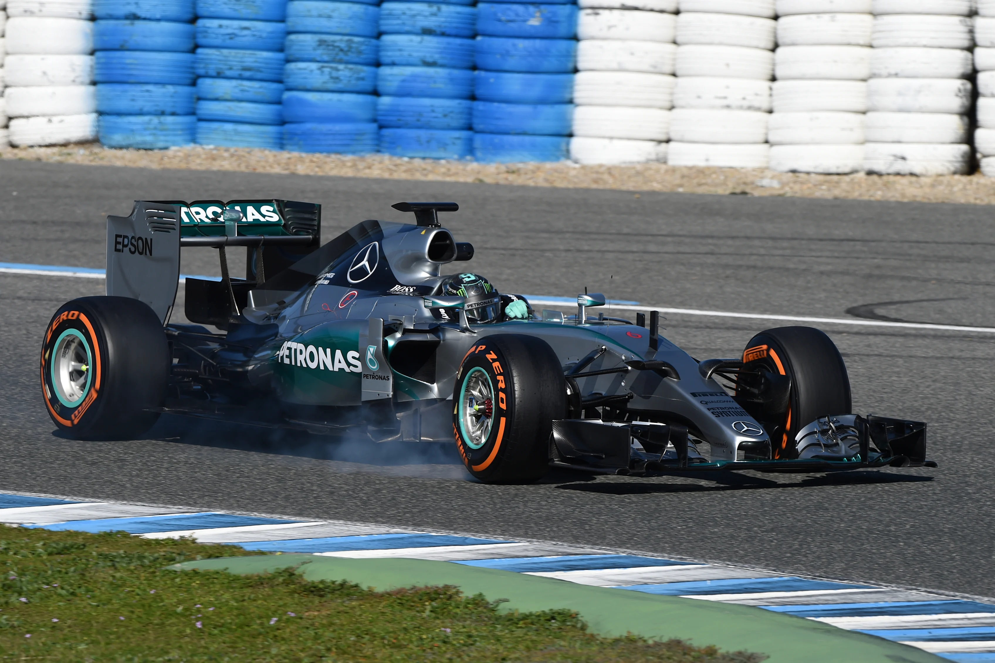 Nico Rosberg (GER) Mercedes AMG F1 W06 at Formula One Testing, Day One, Jerez, Spain, 1 February 2015.