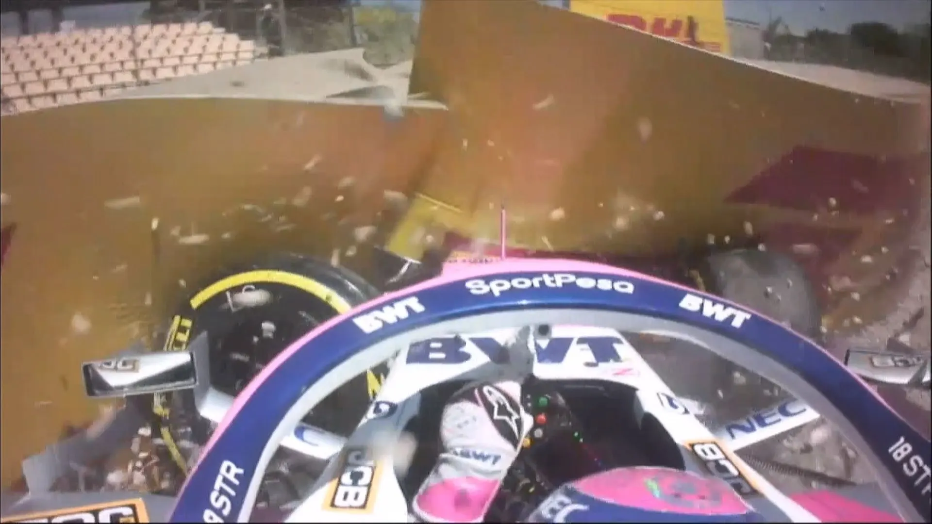 FP1: Stroll ends opening session in Turn 9 barriers