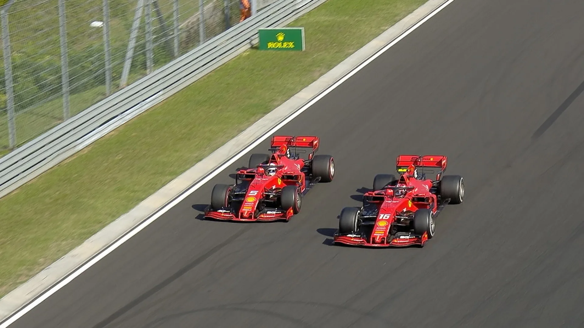 Hungarian GP: Vettel grabs podium with late pass on Leclerc