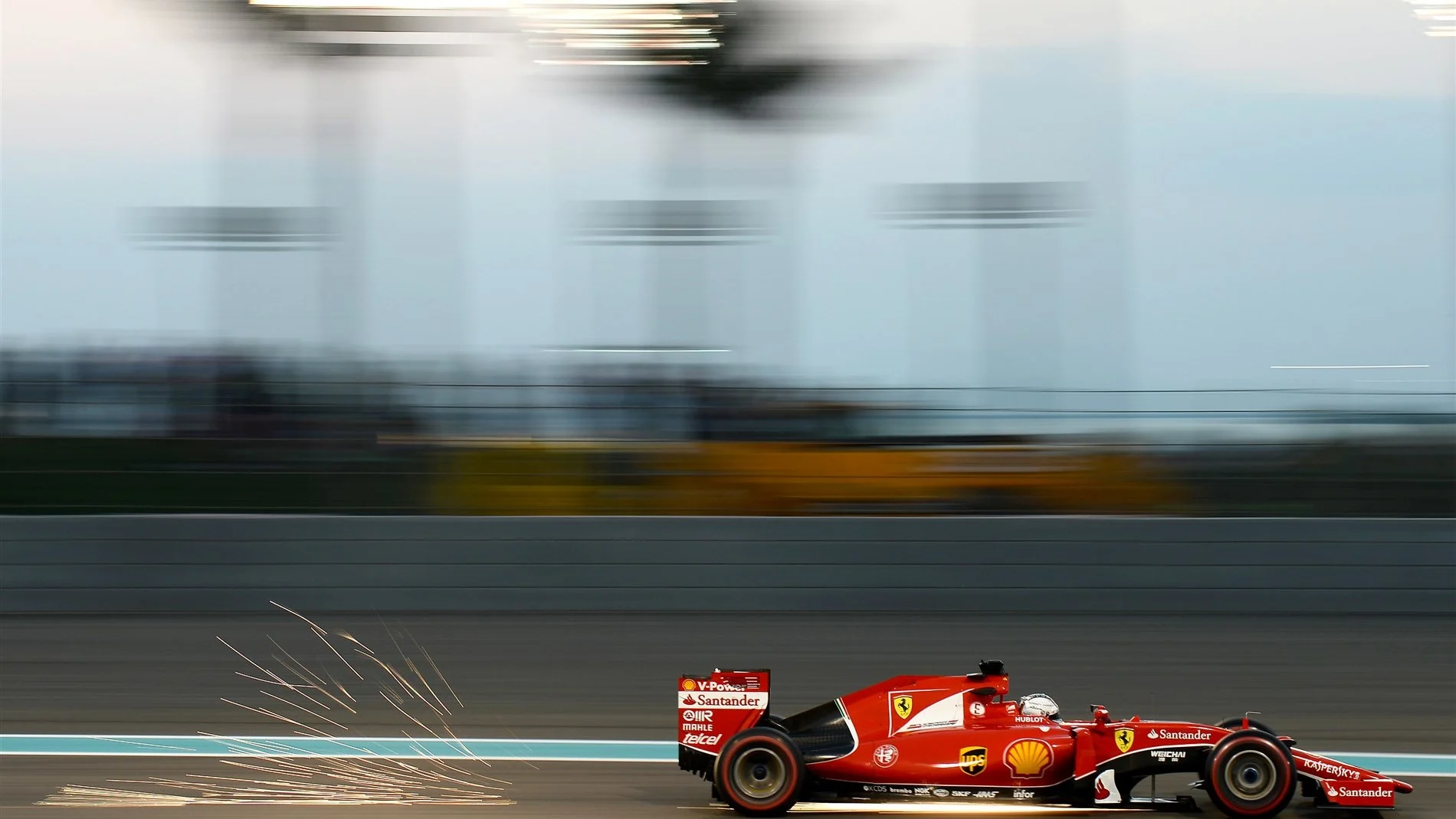 Sebastian Vettel (GER) Ferrari SF15-T at Formula One World Championship, Rd19, Abu Dhabi Grand