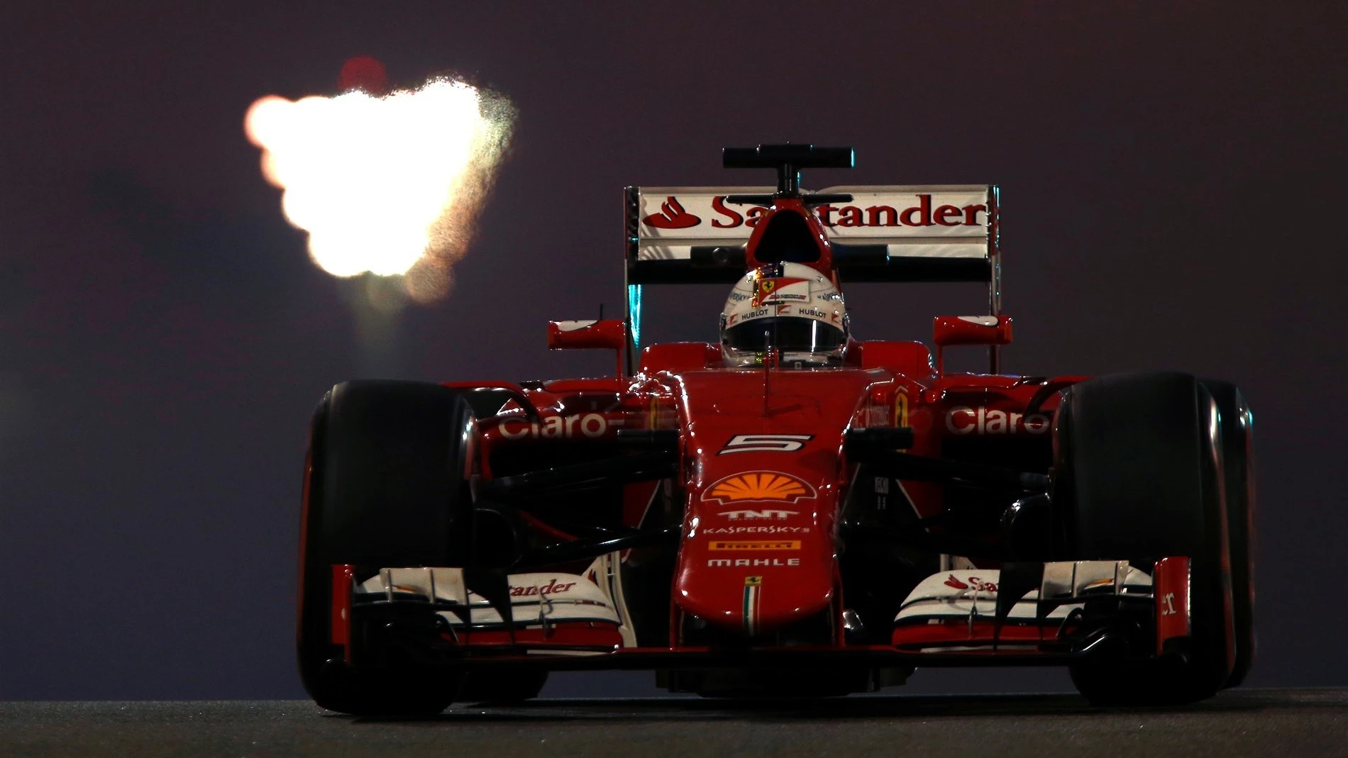 Sebastian Vettel (GER) Ferrari SF15-T at Formula One World Championship, Rd19, Abu Dhabi Grand