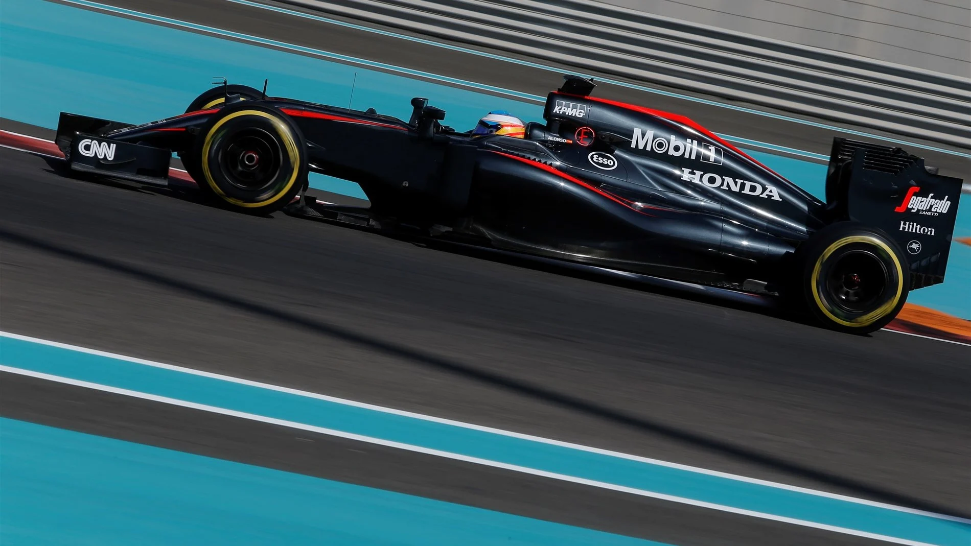 Fernando Alonso (ESP) McLaren MP4-30 at Formula One World Championship, Rd19, Abu Dhabi Grand Prix,