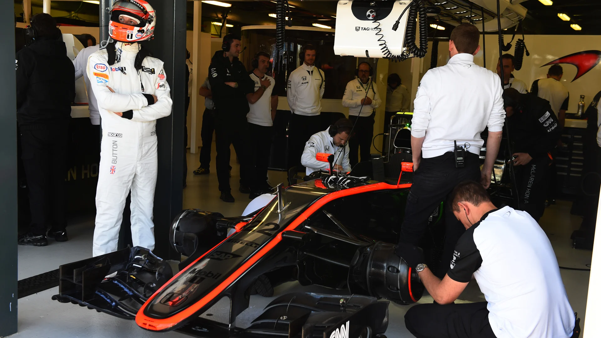 Jenson Button (GBR) McLaren at Formula One World Championship, Rd1, Australian Grand Prix, Practice, Albert Park, Melbourne, Australia, Friday 13 March 2015. © Sutton Motorsport Images