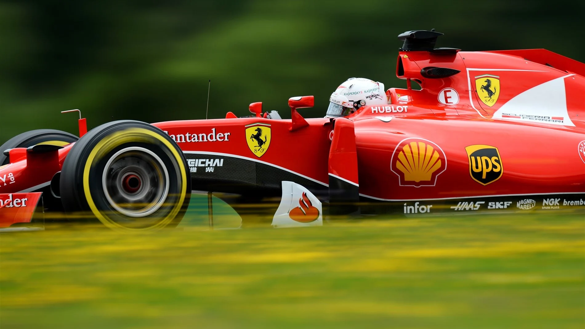 Sebastian Vettel (GER) Ferrari SF15-T at Formula One World Championship, Rd8, Austrian Grand Prix, Practice, Spielberg, Austria, Friday 19 June 2015. © Sutton Motorsport Images