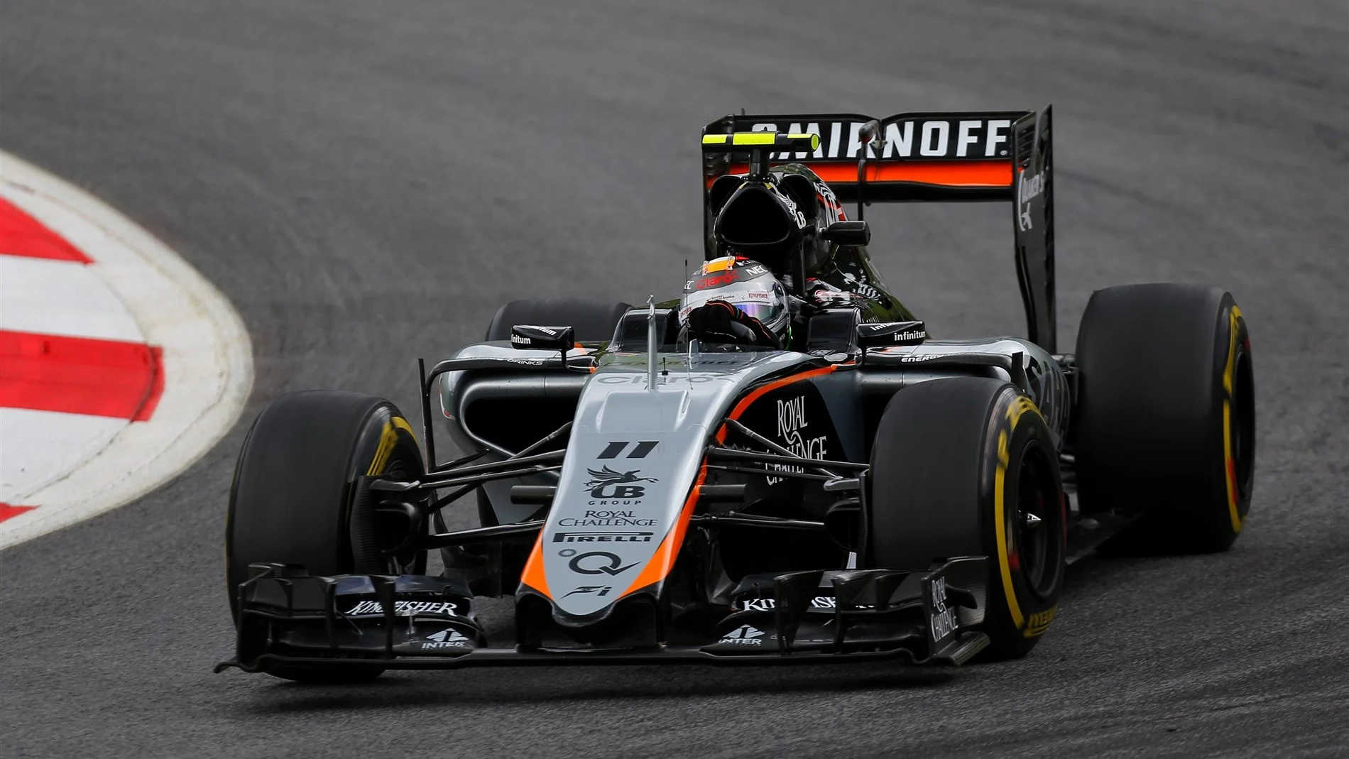 Sergio Perez (MEX) Force India VJM08 at Formula One World Championship, Rd8, Austrian Grand Prix, Practice, Spielberg, Austria, Friday 19 June 2015. © Sutton Motorsport Images