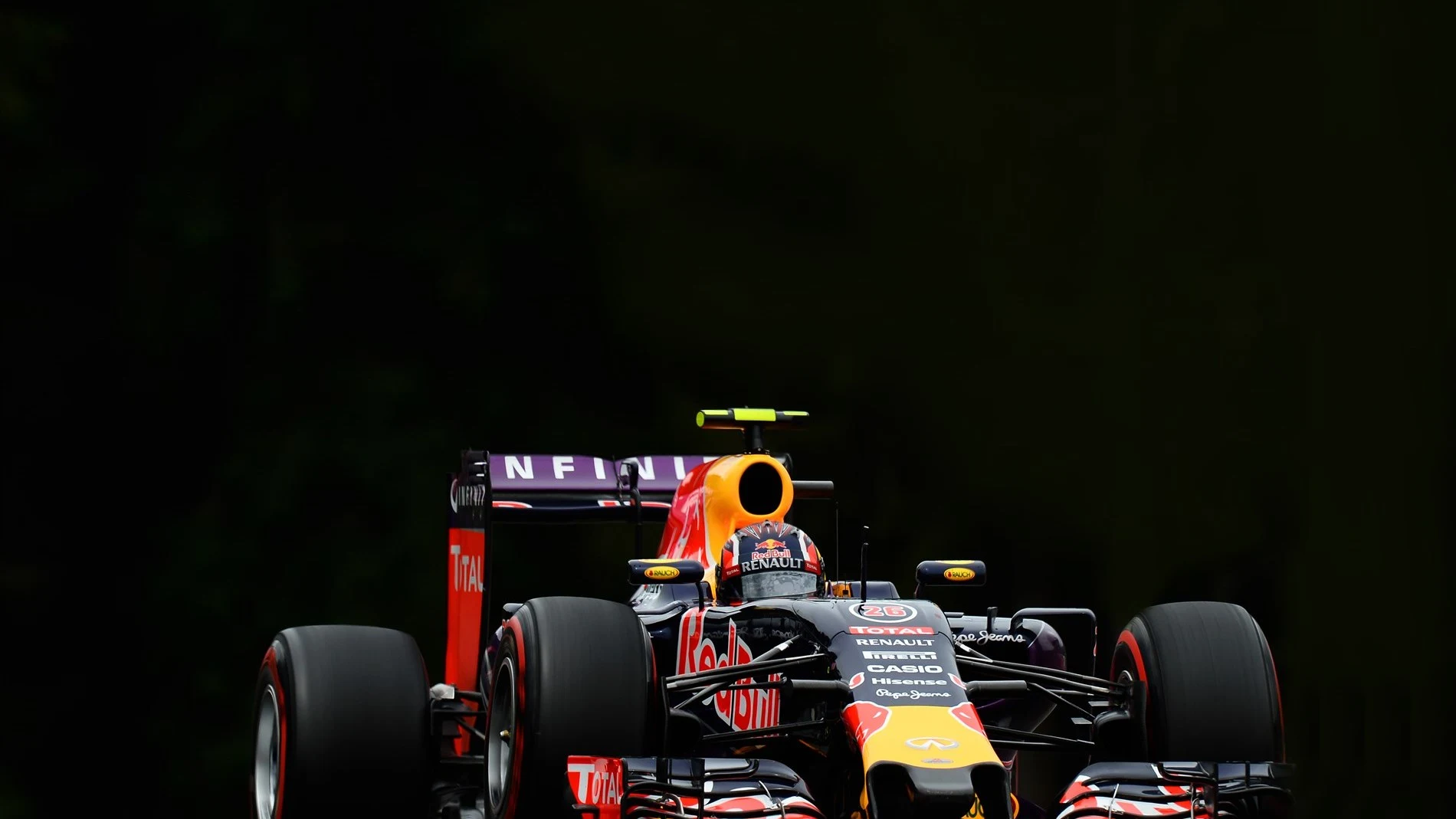 Daniil Kvyat (RUS) Red Bull Racing RB11 at Formula One World Championship, Rd8, Austrian Grand
