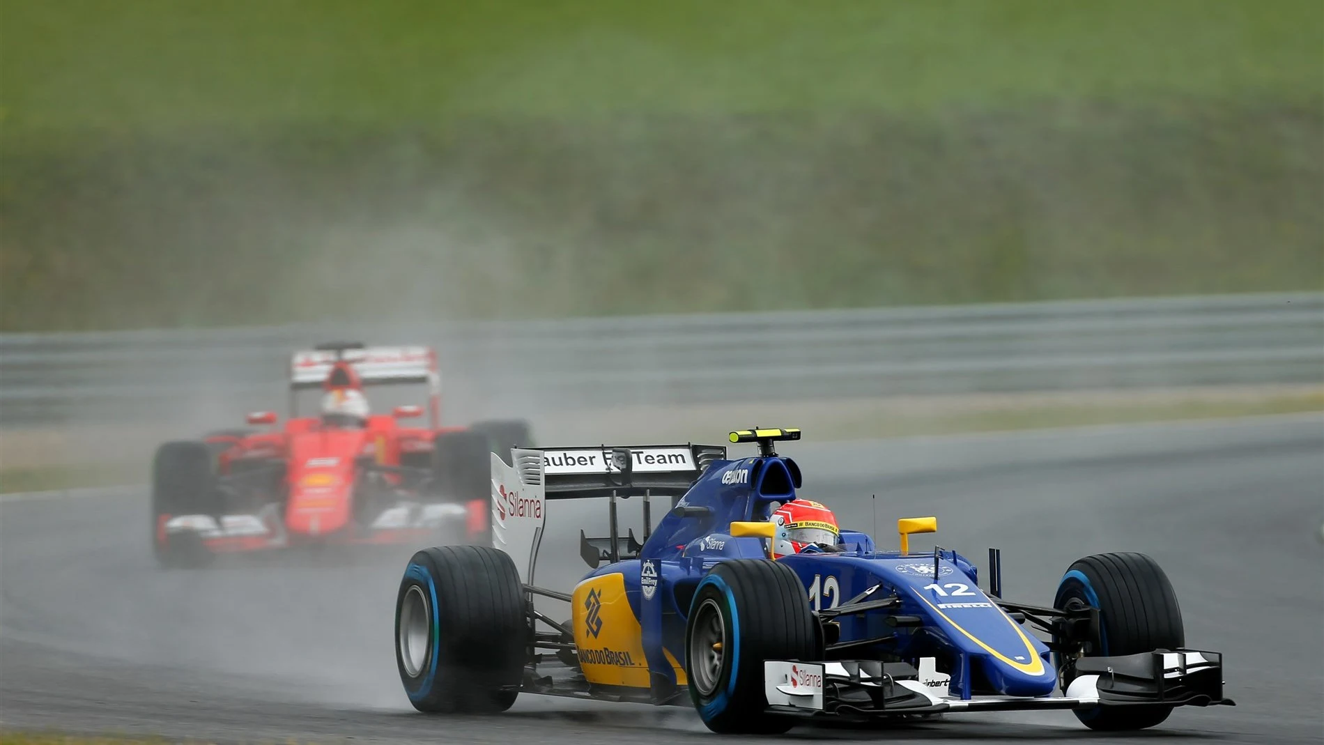 Felipe Nasr (BRA) Sauber C34 at Formula One World Championship, Rd8, Austrian Grand Prix,