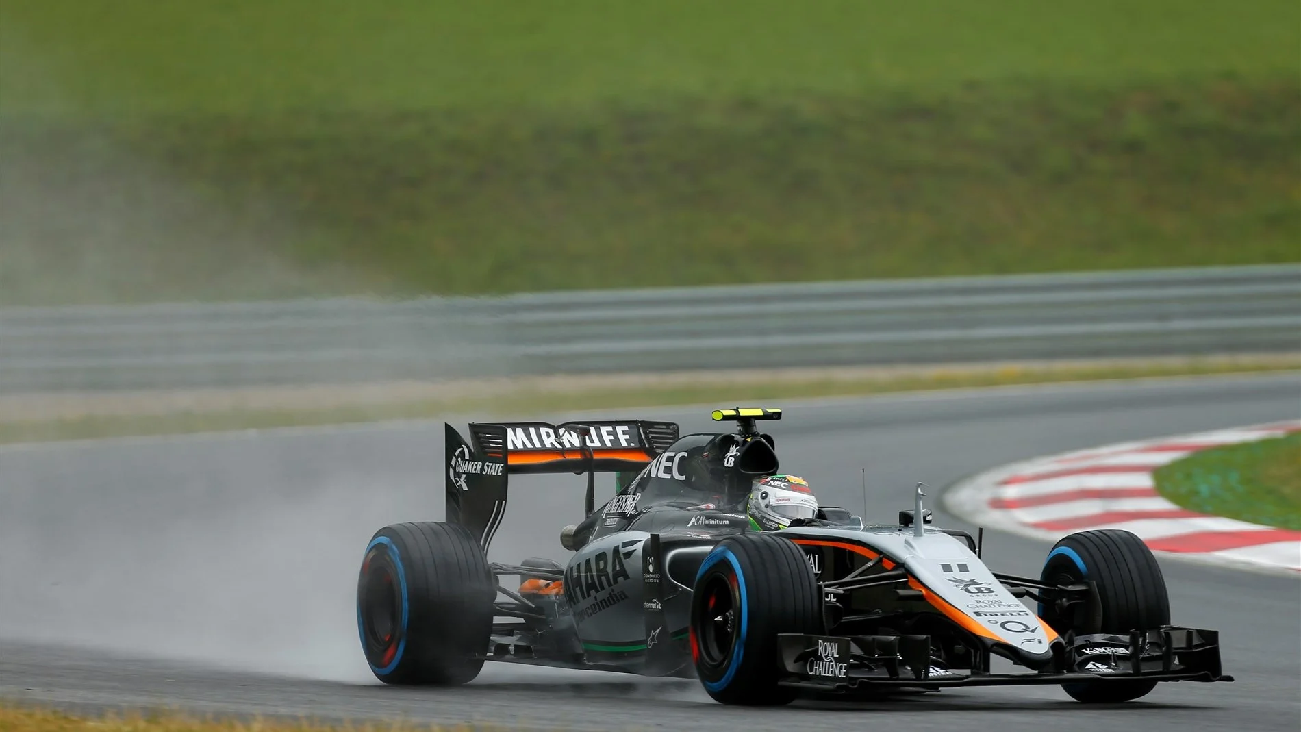 Sergio Perez (MEX) Force India VJM08 at Formula One World Championship, Rd8, Austrian Grand Prix, Qualifying, Spielberg, Austria, Saturday 20 June 2015. © Sutton Motorsport Images