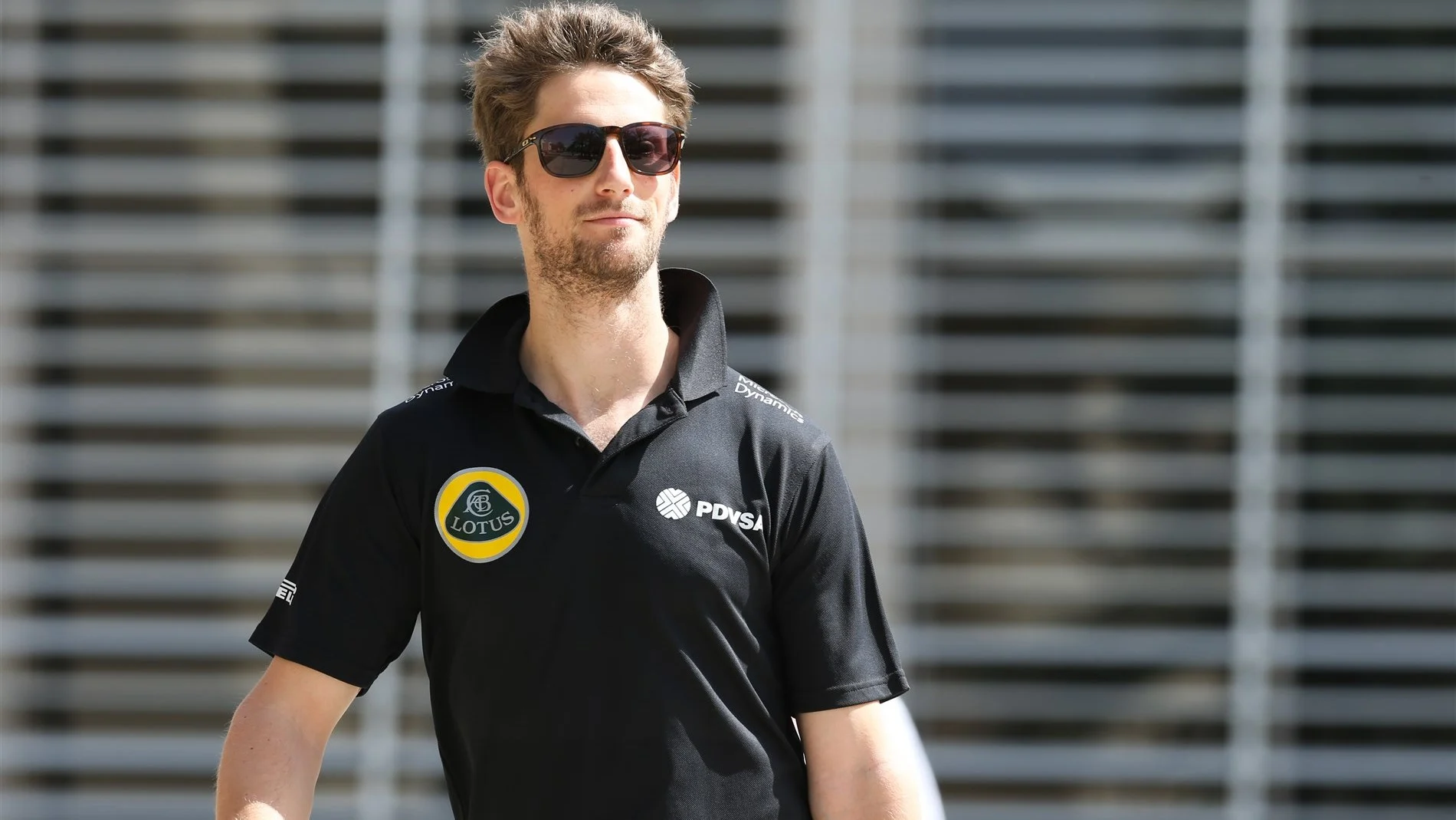 Romain Grosjean (FRA) Lotus F1 at Formula One World Championship, Rd4, Bahrain Grand Prix Race, Bahrain International Circuit, Sakhir, Bahrain, Sunday 19  April 2015. © Sutton Motorsport Images
