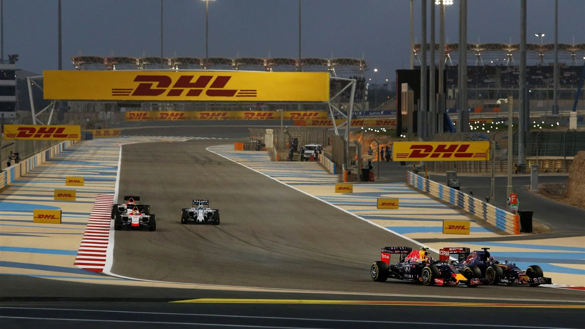 Max Verstappen (NDL) Scuderia Toro Rosso STR10 and Daniil Kvyat (RUS) Red Bull Racing RB11 battle