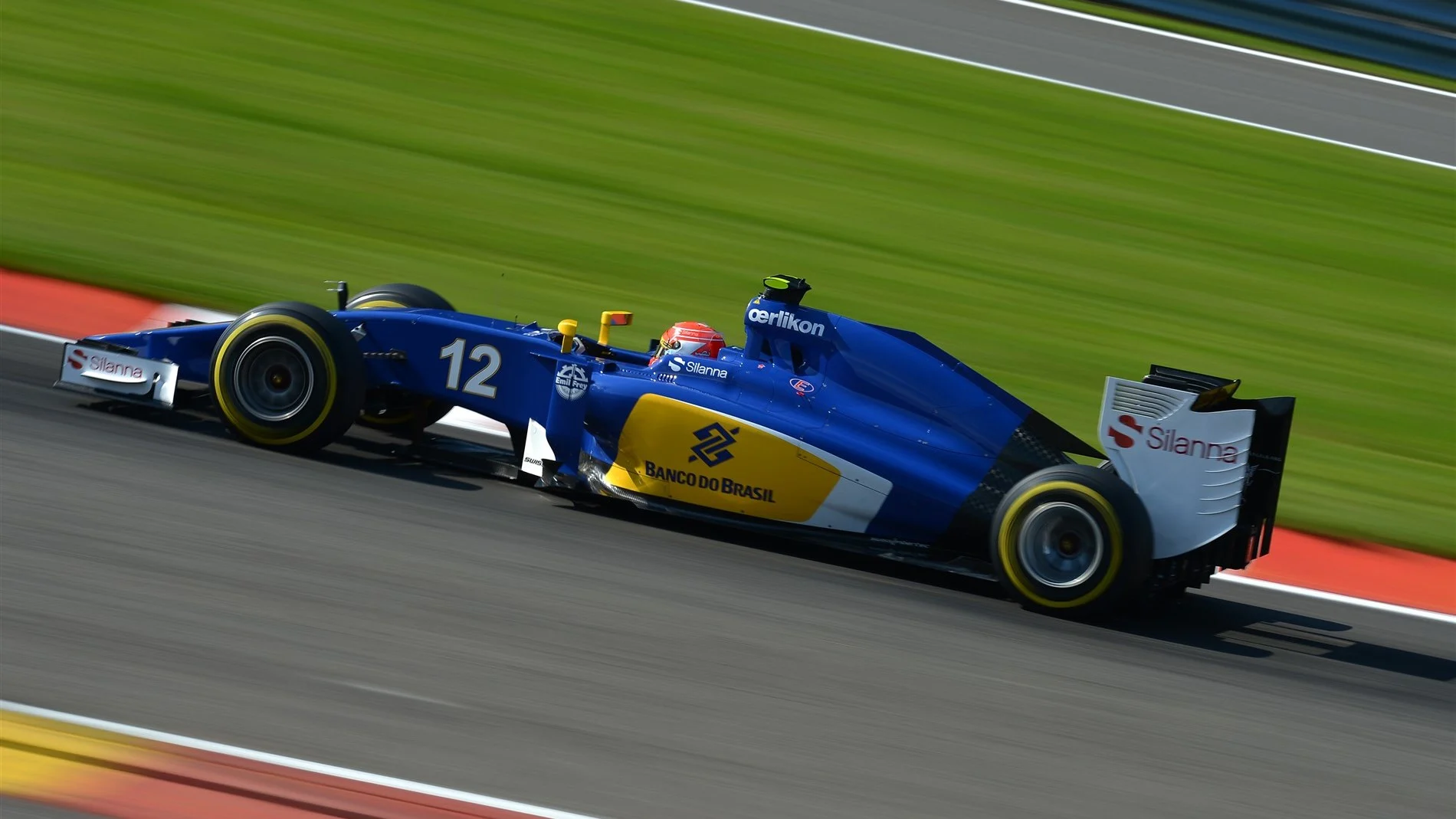 Felipe Nasr (BRA) Sauber C34 at Formula One World Championship, Rd11, Belgian Grand Prix,
