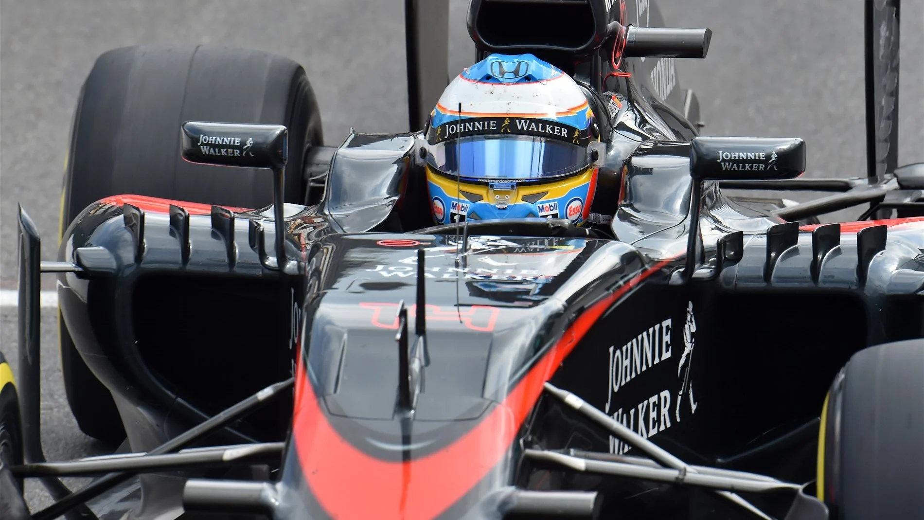 Fernando Alonso (ESP) McLaren MP4-30 at Formula One World Championship, Rd11, Belgian Grand Prix, Race, Spa Francorchamps, Belgium, Sunday 23 August 2015. © Sutton Motorsport Images
