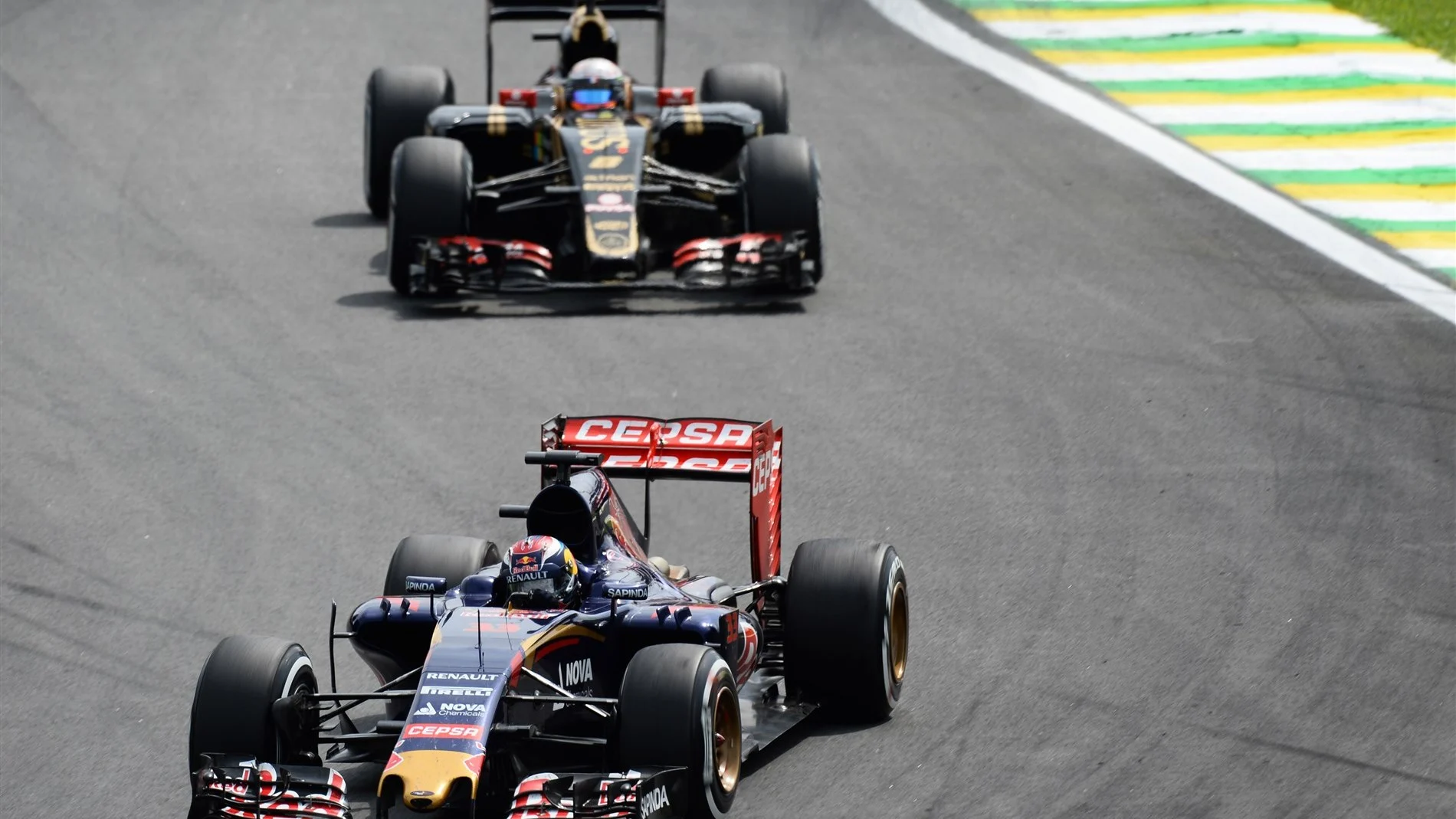 Max Verstappen (NDL) Scuderia Toro Rosso STR10 at Formula One World Championship, Rd18, Brazilian
