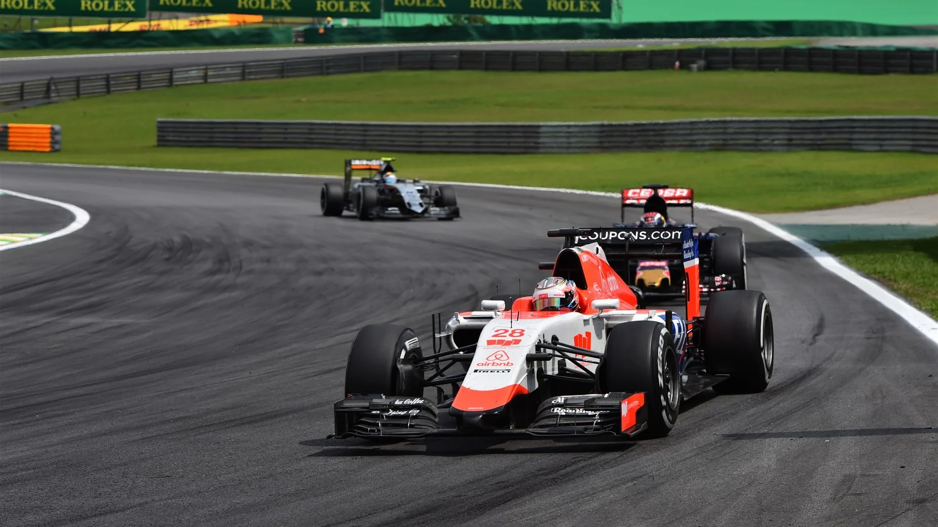 Will Stevens (GBR) Marussia at Formula One World Championship, Rd18, Brazilian Grand Prix, Race, Interlagos, Sao Paulo, Brazil, Sunday 15 November 2015. © Sutton Motorsport Images
