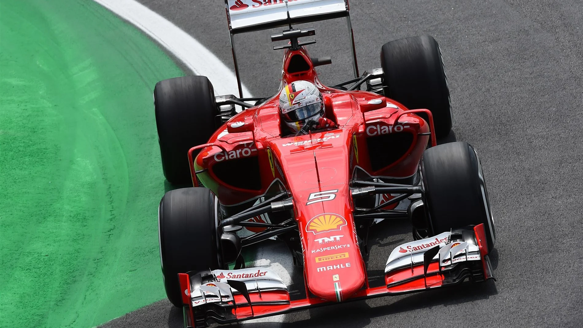 Sebastian Vettel (GER) Ferrari SF15-T at Formula One World Championship, Rd18, Brazilian Grand