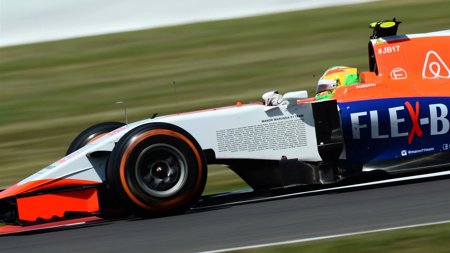 Roberto Merhi (ESP) Manor GP at Formula One World Championship, Rd9, British Grand Prix, Practice,