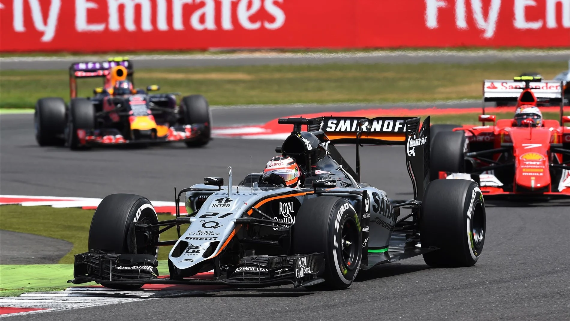 Nico Hulkenberg (GER) Force India VJM08 at Formula One World Championship, Rd9, British Grand Prix,
