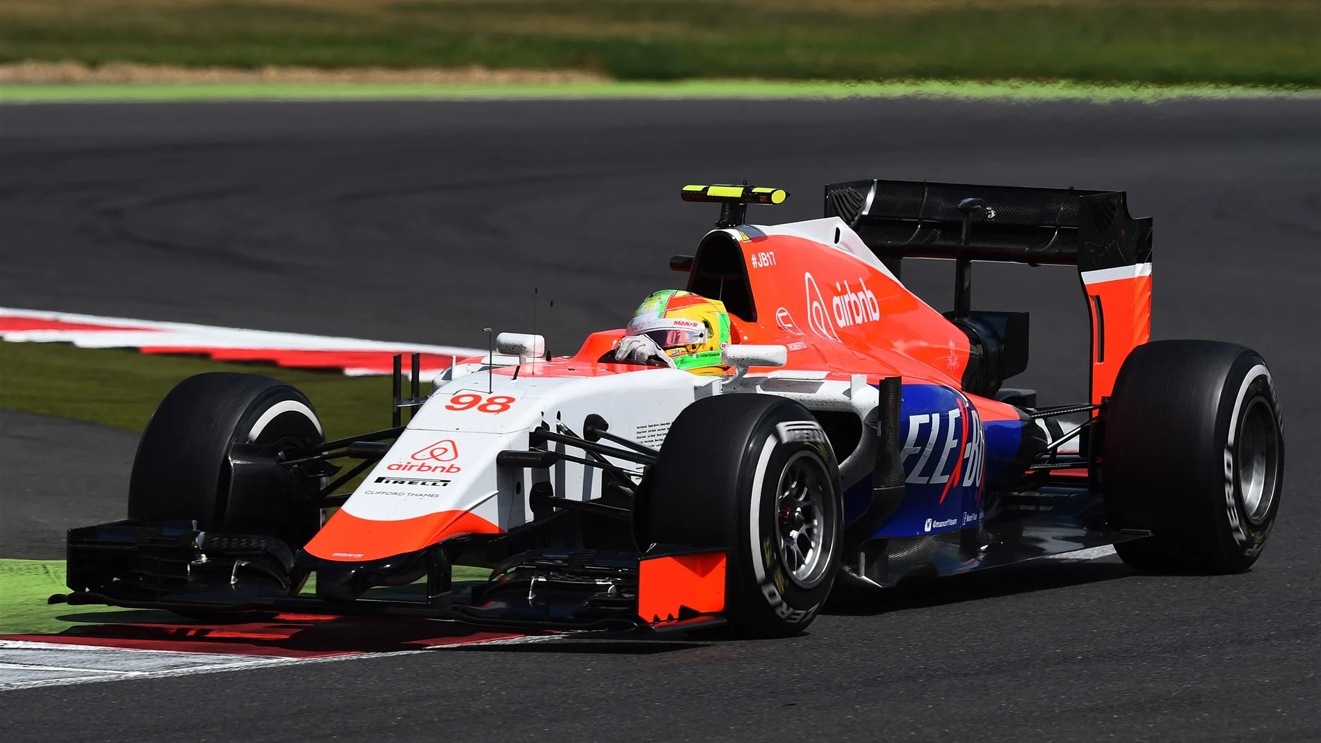 Roberto Merhi (ESP) Manor GP at Formula One World Championship, Rd9, British Grand Prix, Race,