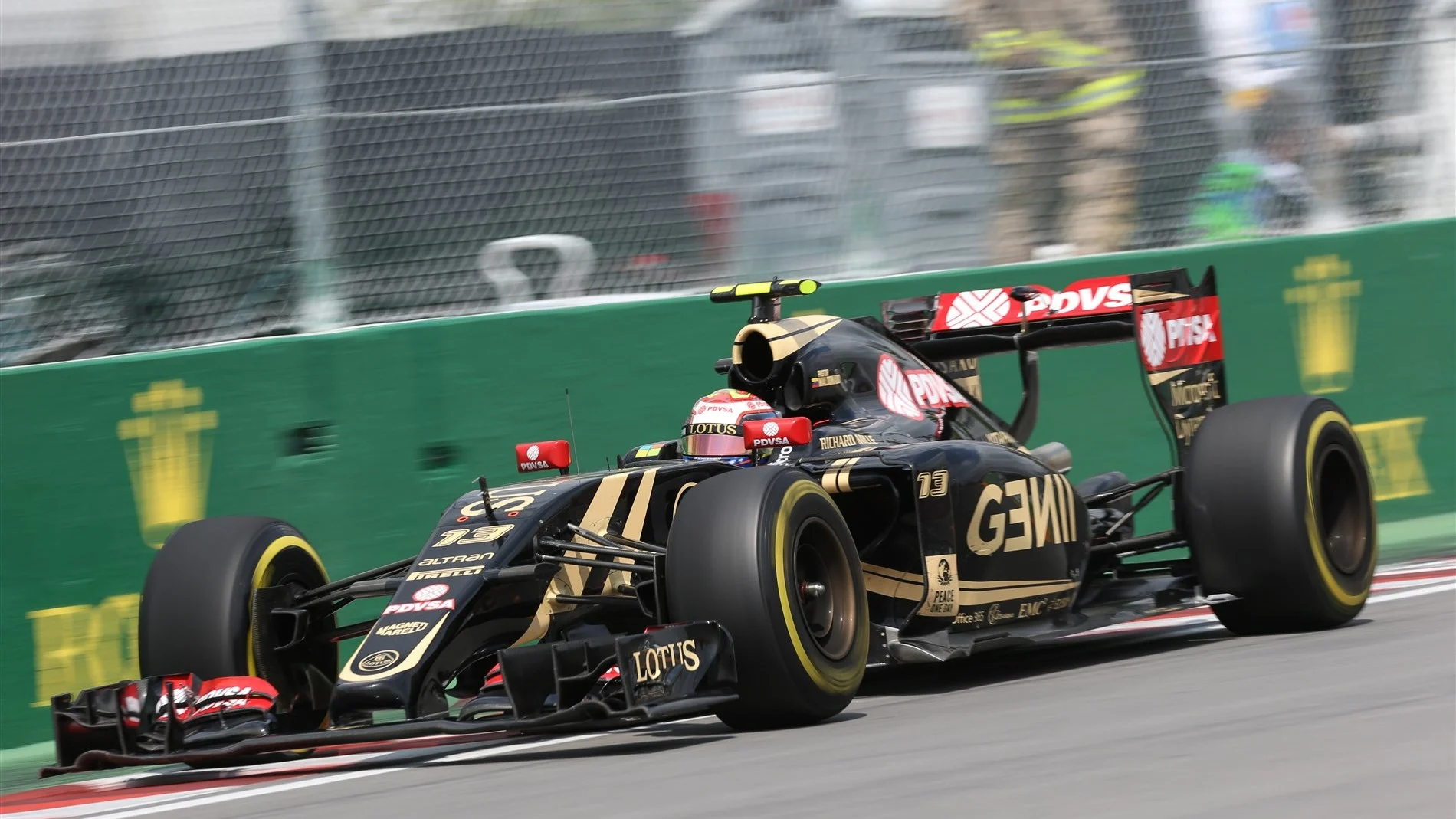 Pastor Maldonado (VEN) Lotus E23 Hybrid at Formula One World Championship, Rd7, Canadian Grand Prix, Practice, Montreal, Canada, Friday 5 June 2015. © Sutton Motorsport Images