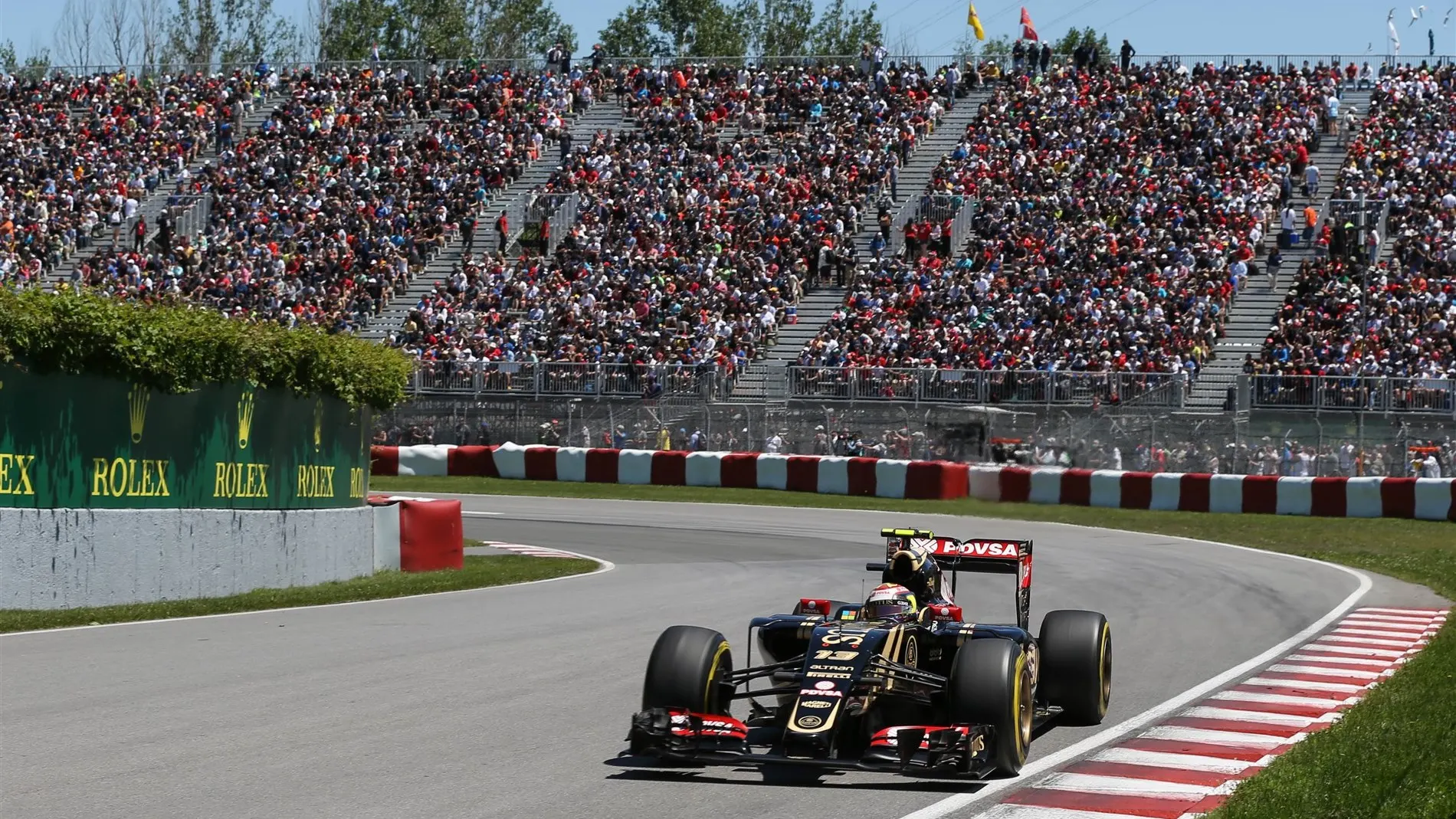 Pastor Maldonado (VEN) Lotus E23 Hybrid at Formula One World Championship, Rd7, Canadian Grand Prix, Qualifying, Montreal, Canada, Saturday 6 June 2015. © Sutton Motorsport Images
