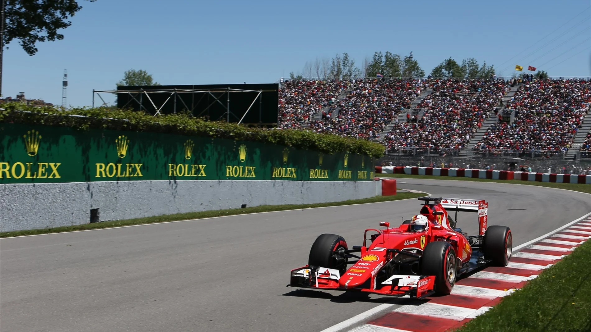 Sebastian Vettel (GER) Ferrari SF15-T at Formula One World Championship, Rd7, Canadian Grand Prix,