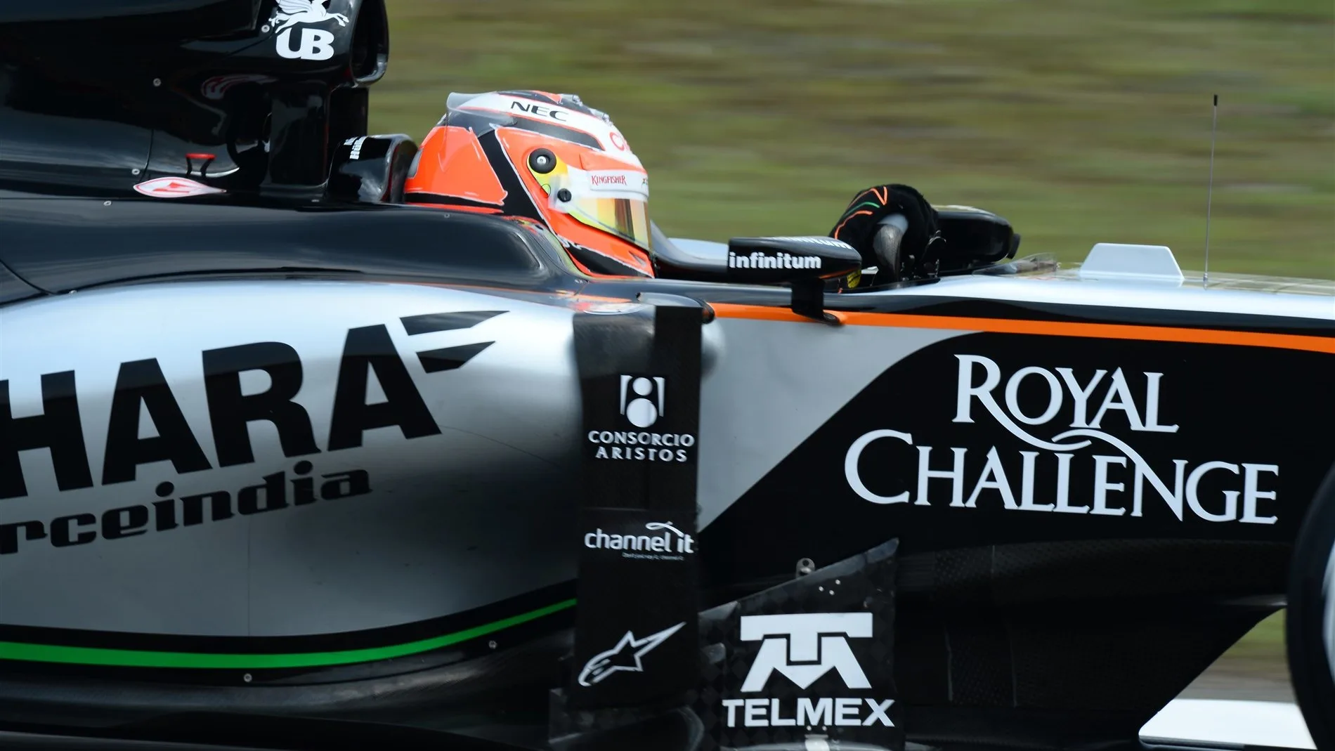 Nico Hulkenberg (GER) Force India VJM08 at Formula One World Championship, Rd3, Chinese Grand Prix, Practice, Shanghai, China, Friday 10 April 2015. © Sutton Motorsport Images