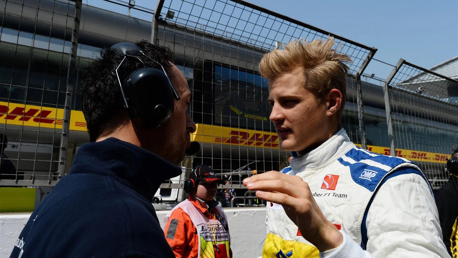 Marcus Ericsson (SWE) Sauber on the grid at Formula One World Championship, Rd3, Chinese Grand Prix, Race, Shanghai, China, Sunday 12 April 2015. © Sutton Motorsport Images