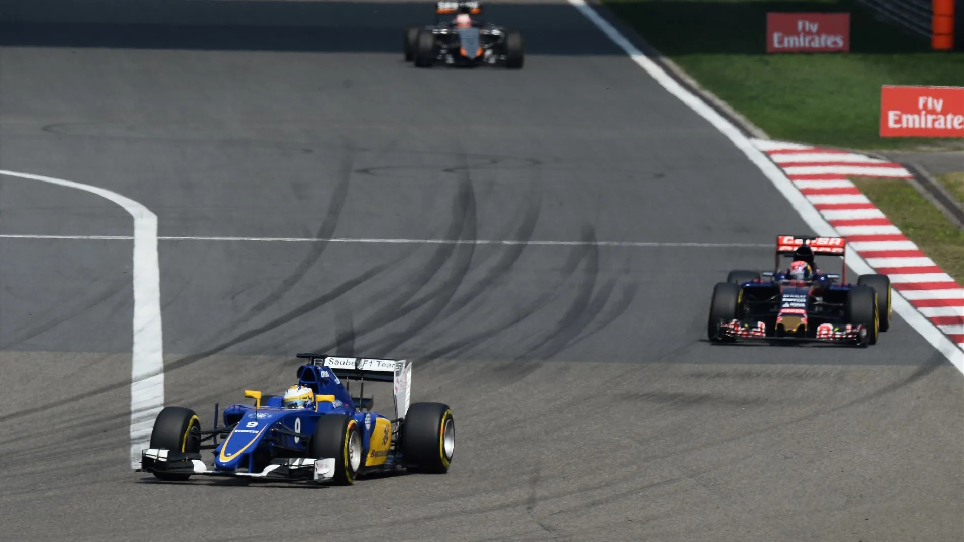 Marcus Ericsson (SWE) Sauber C34 at Formula One World Championship, Rd3, Chinese Grand Prix, Race, Shanghai, China, Sunday 12 April 2015. © Sutton Motorsport Images