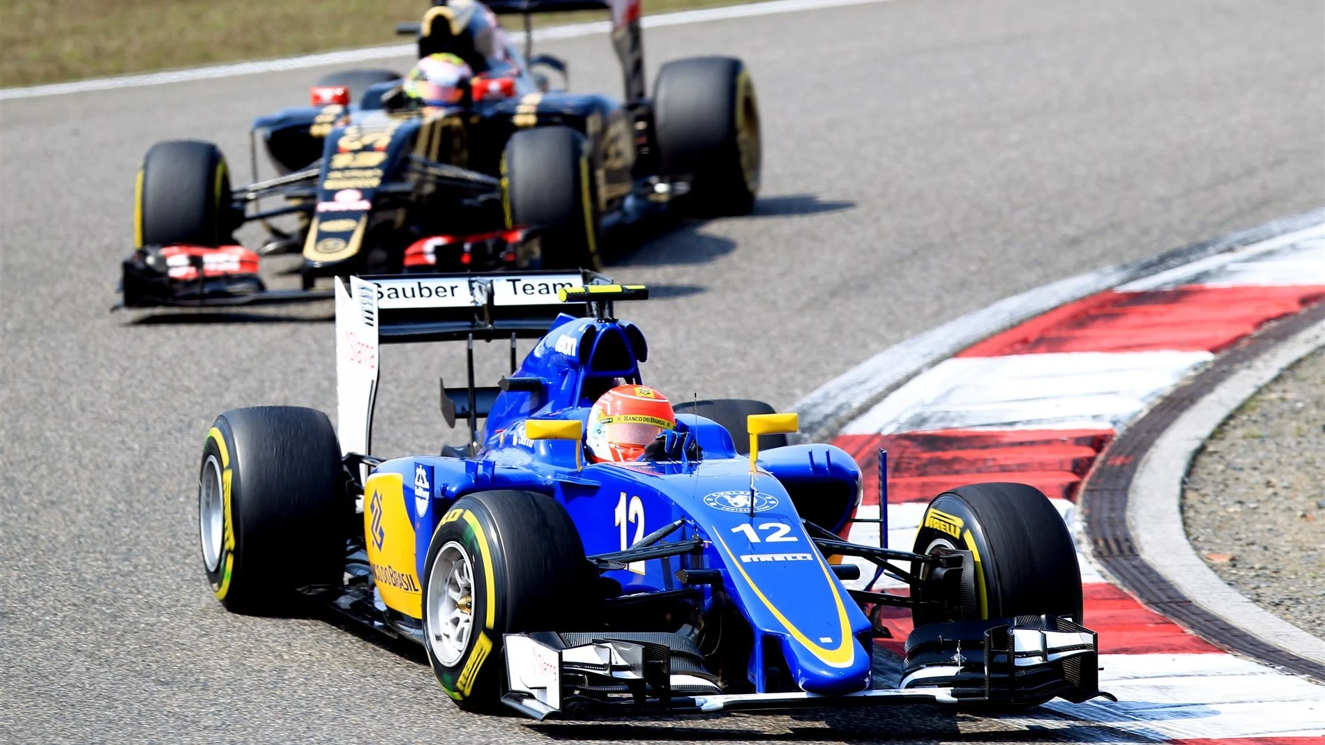 Felipe Nasr (BRA) Sauber C34 at Formula One World Championship, Rd3, Chinese Grand Prix, Race, Shanghai, China, Sunday 12 April 2015. © Sutton Motorsport Images