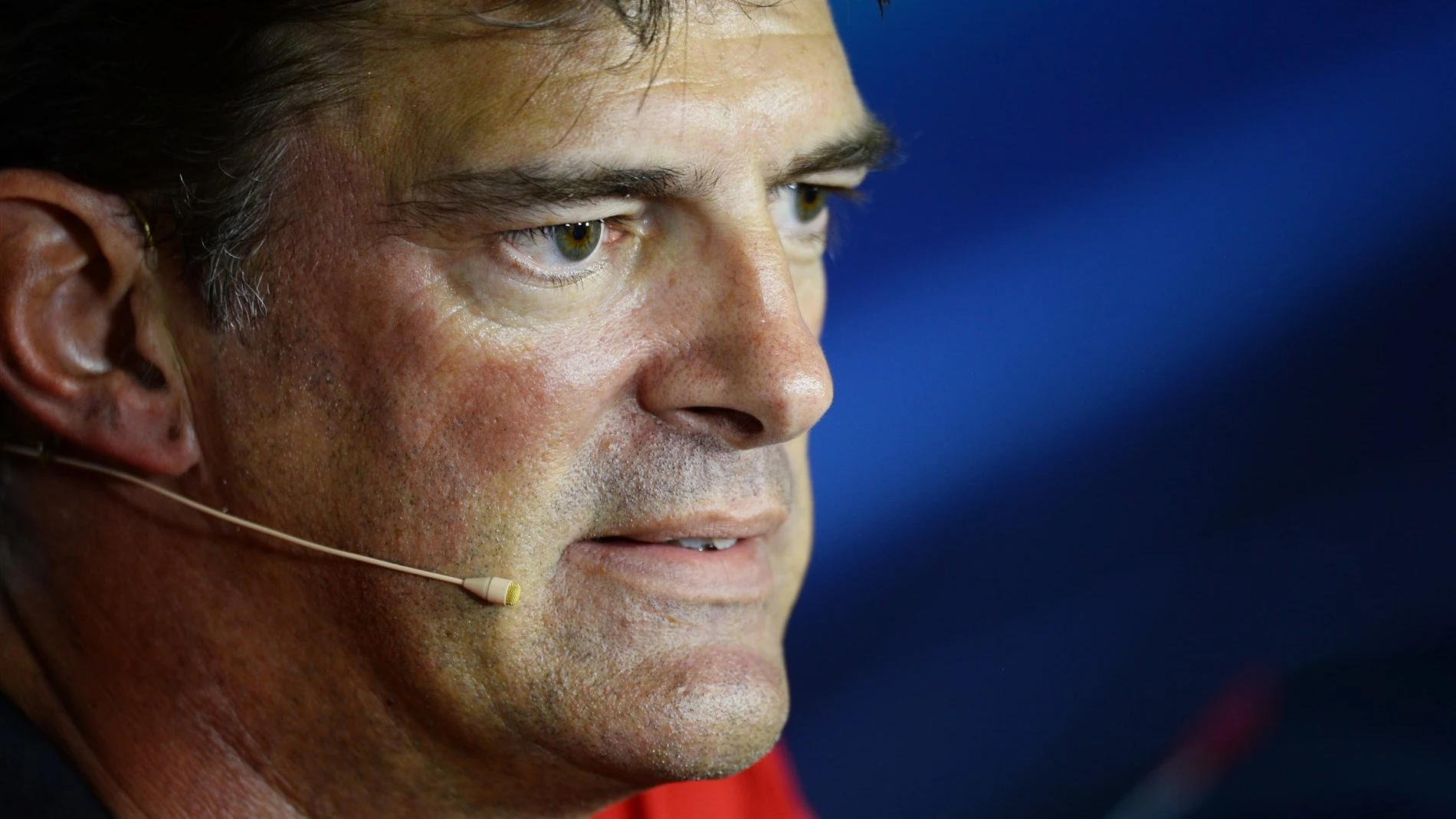 Graeme Lowdon (GBR) Chief Executive Officer Marussia Formula One Team in the Press Conference at  at Formula One World Championship, Rd10, Hungarian Grand Prix, Practice, Hungaroring, Hungary, Friday 24 July 2015. © Sutton Motorsport Images