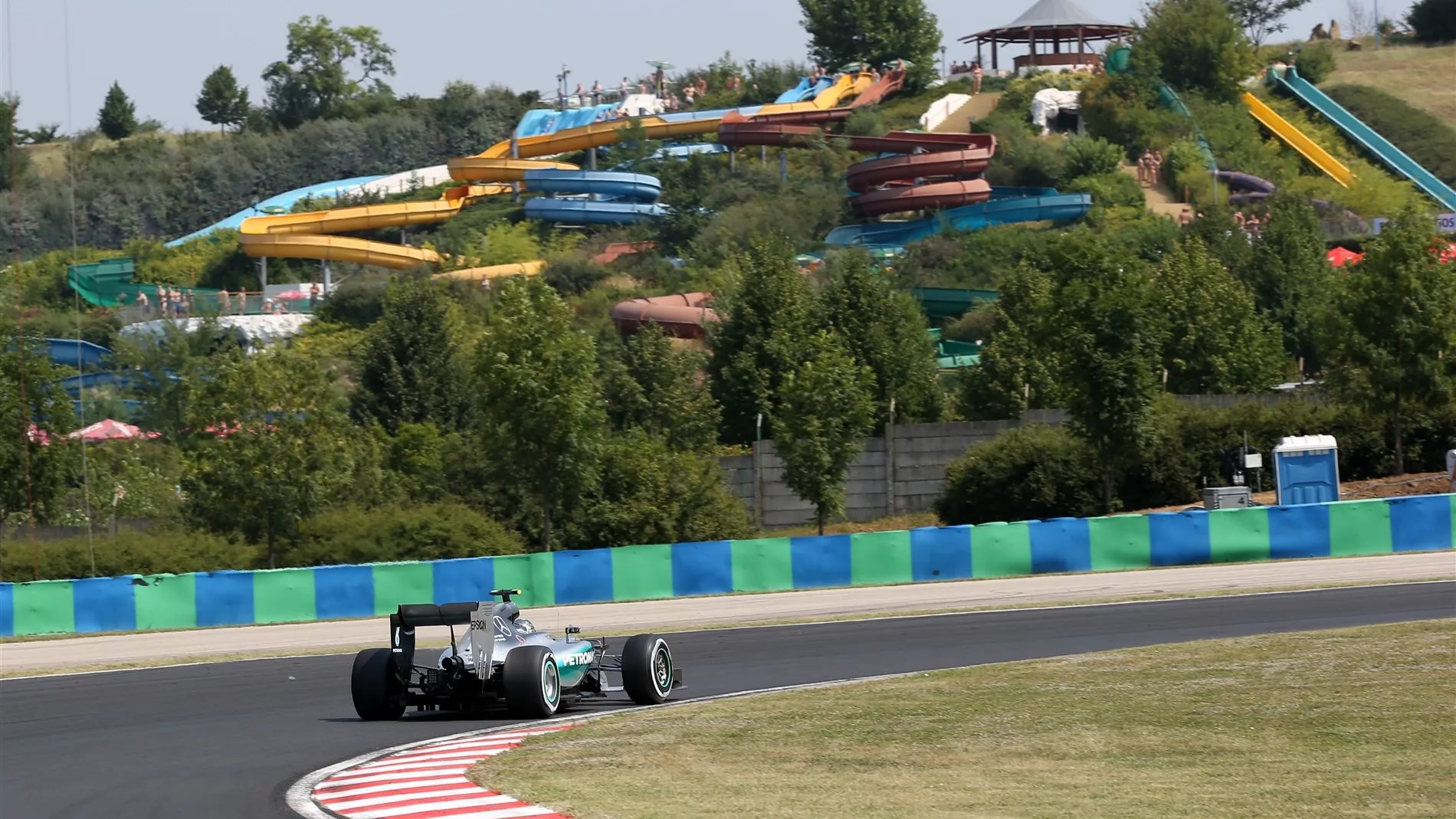 Nico Rosberg (GER) Mercedes AMG F1 W06 at Formula One World Championship, Rd10, Hungarian Grand Prix, Qualifying, Hungaroring, Hungary, Saturday 25 July 2015. © Sutton Motorsport Images