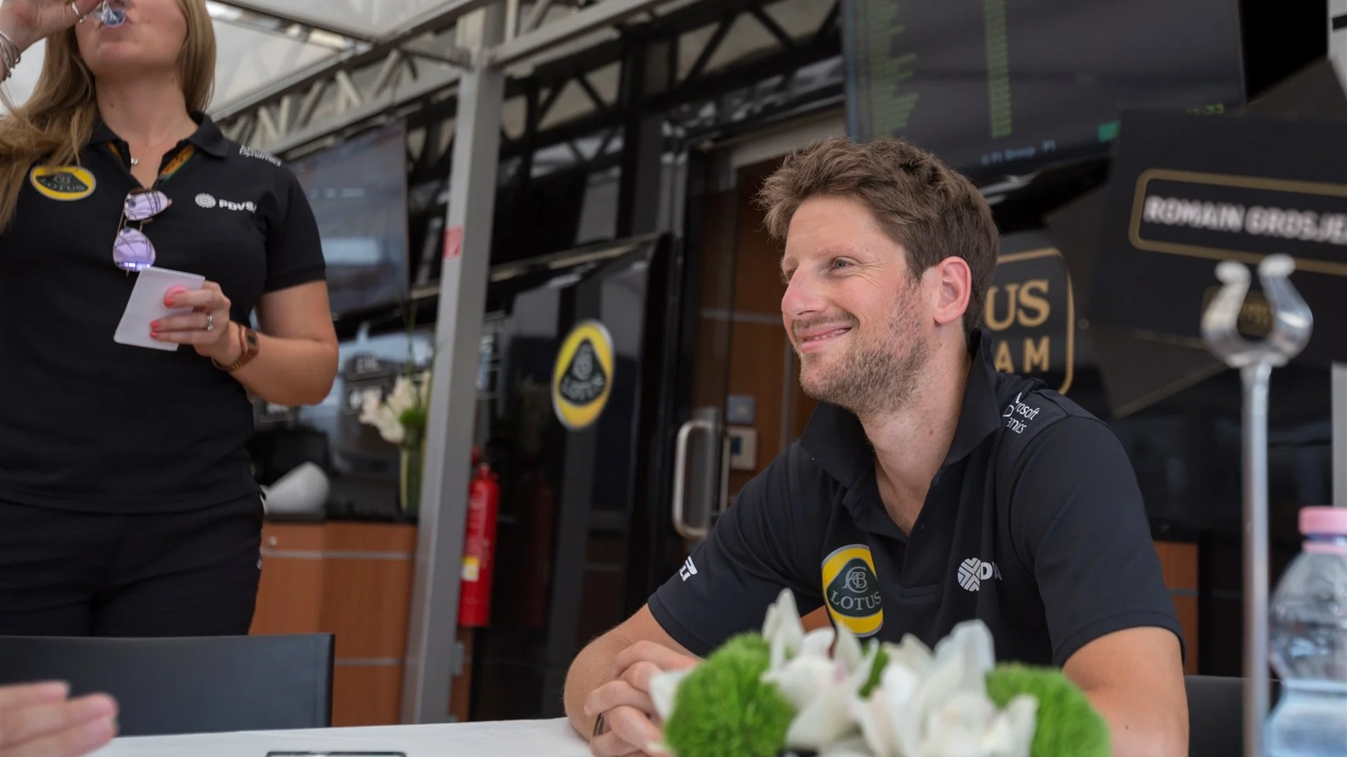 Romain Grosjean (FRA) Lotus at Formula One World Championship, Rd10, Hungarian Grand Prix, Preparations, Hungaroring, Hungary, Thursday 23 July 2015. © Sutton Motorsport Images
