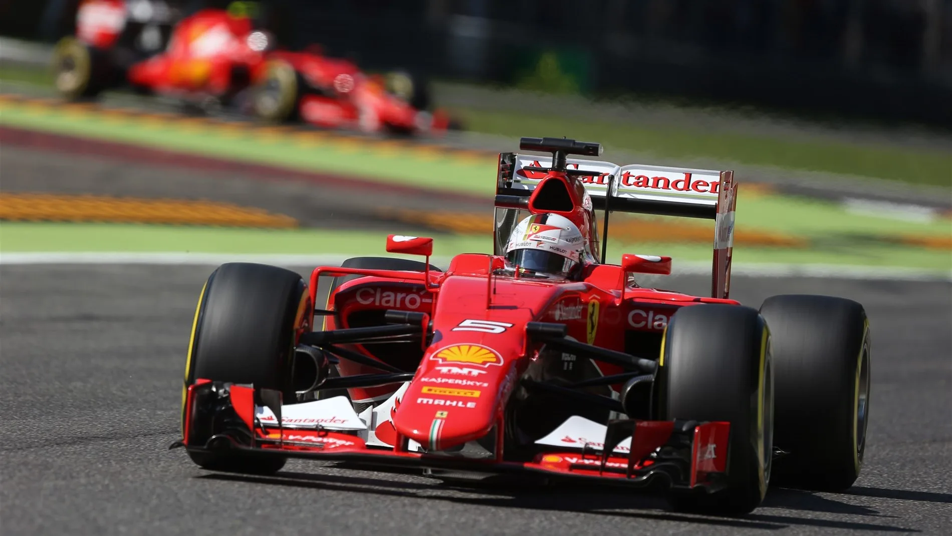 Sebastian Vettel (GER) Ferrari SF15-T at Formula One World Championship, Rd12, Italian Grand Prix, Qualifying, Monza, Italy, Saturday 5  September 2015. © Sutton Motorsport Images