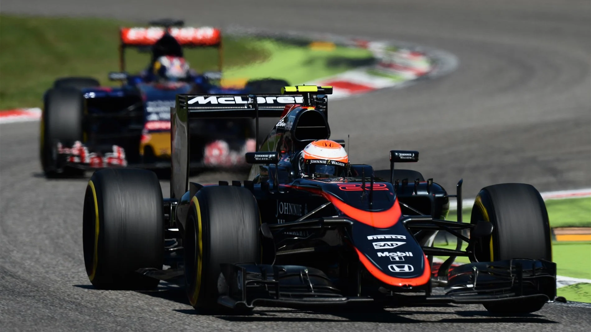 Jenson Button (GBR) McLaren MP4-30 at Formula One World Championship, Rd12, Italian Grand Prix,
