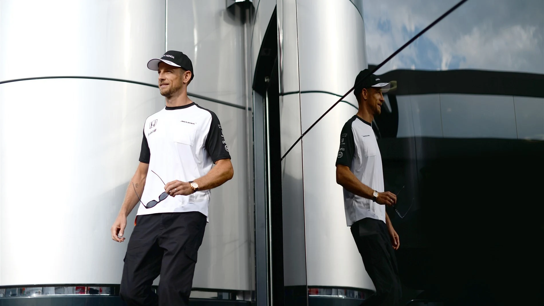 Jenson Button (GBR) McLaren at Formula One World Championship, Rd12, Italian Grand Prix, Preparations, Monza, Italy, Thursday 3 September 2015. © Sutton Motorsport Images