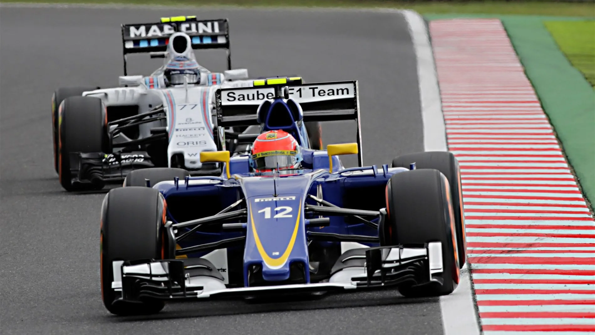 Felipe Nasr (BRA) Sauber C34 at Formula One World Championship, Rd14, Japanese Grand Prix, Qualifying, Suzuka, Japan, Saturday 26 September 2015. © Sutton Motorsport Images
