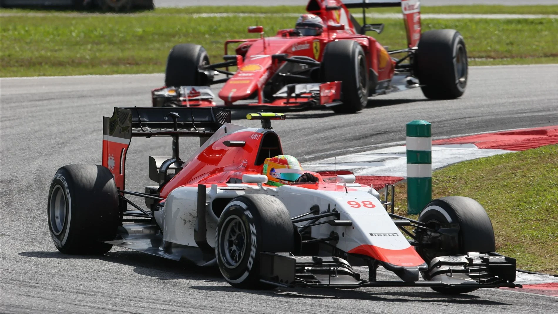 Roberto Merhi (ESP) Manor GP at Formula One World Championship, Rd2, Malaysian Grand Prix, Race, Sepang, Malaysia, Sunday 29 March 2015. © Sutton Motorsport Images
