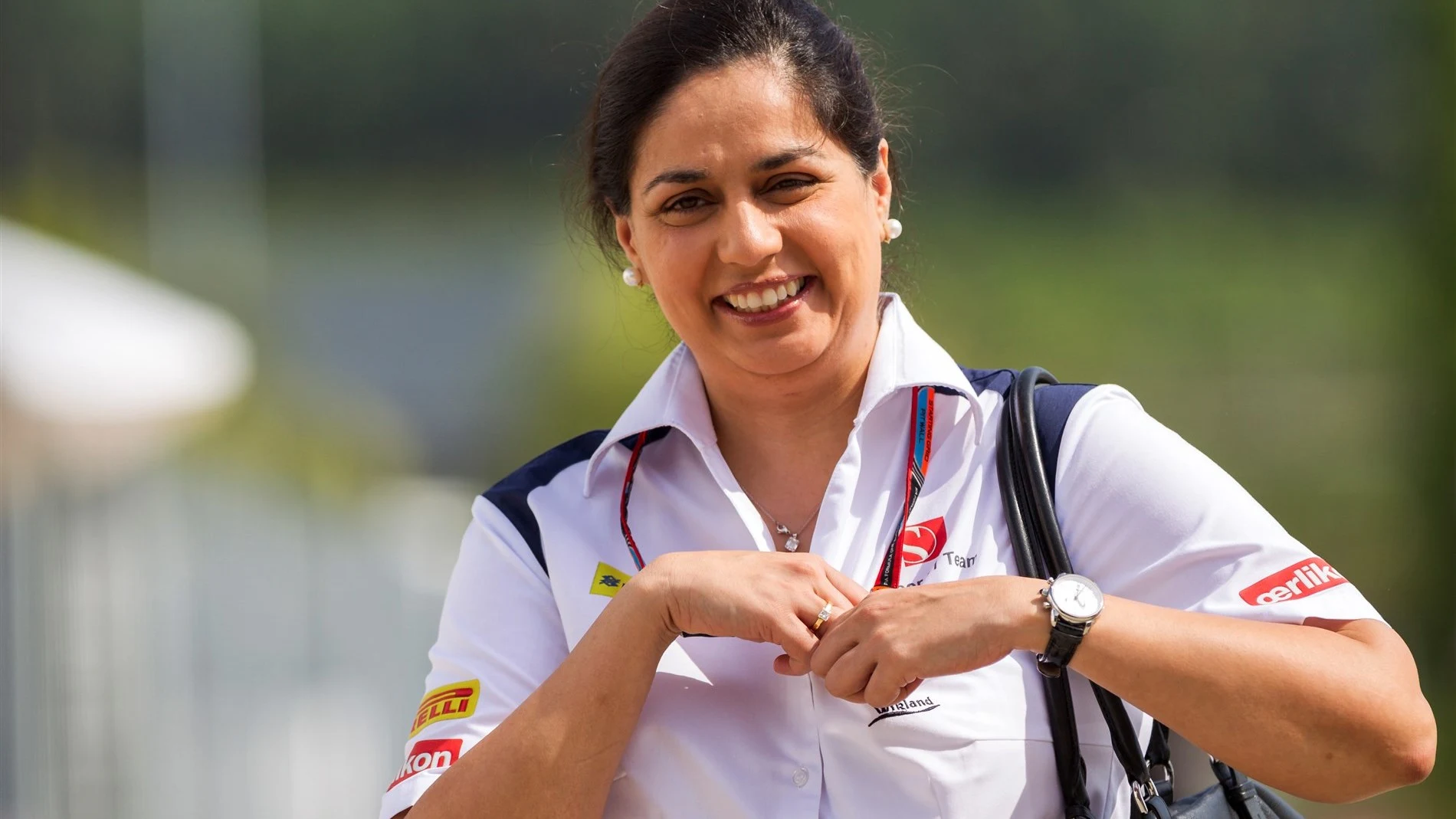 Monisha Kaltenborn (AUT) Sauber Team Prinicpal at Formula One World Championship, Rd2, Malaysian Grand Prix, Race, Sepang, Malaysia, Sunday 29 March 2015. © Sutton Motorsport Images